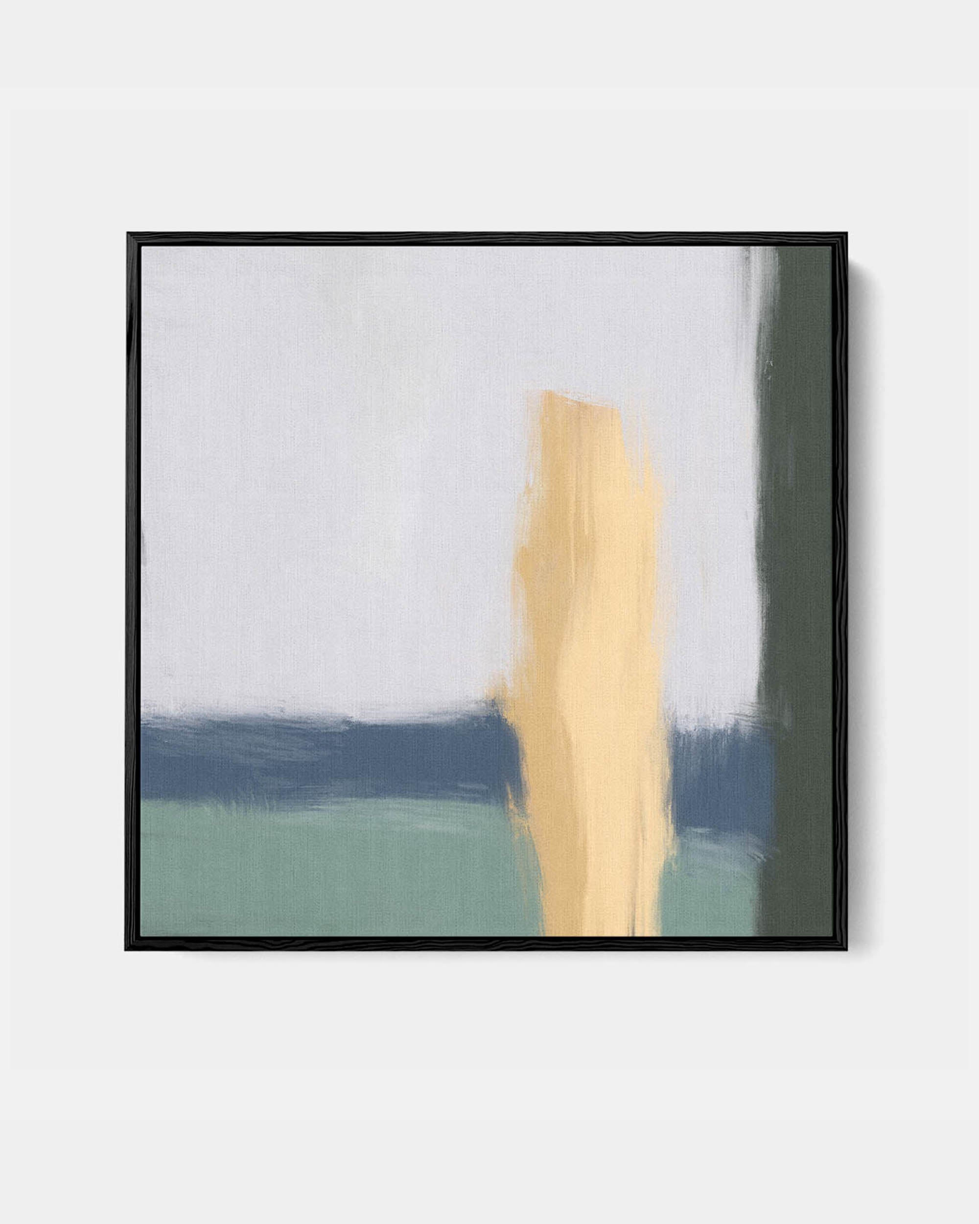 The Crossing Framed Canvas Wall Art - Modern Abstract Painting for Living Room, Bedroom & Office Decor