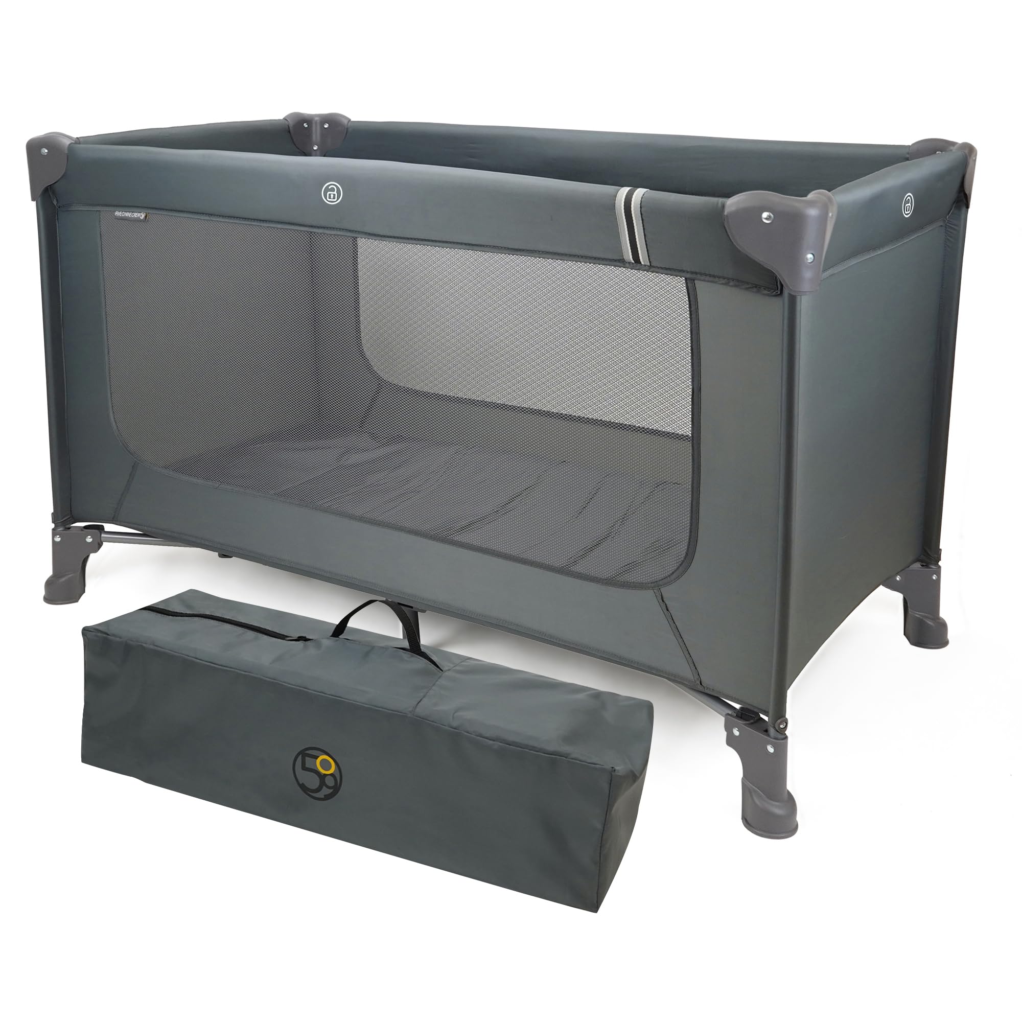 509 Travel Bed - Portable Kids Play Yard & Play Center - Easy Fold, Compact & Lightweight for Babies 6-36 Months - Perfect for Travel, Home & Outdoor Use
