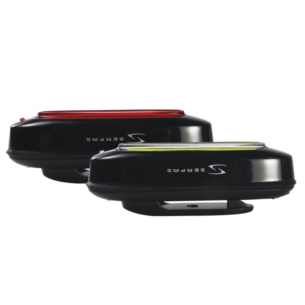 Serfas USLA-8 Orion Blast Audible Headlight - High Visibility Bike Light with Loud Alarm for Night Cycling Safety | Perfect for Urban Commuting & Mountain Biking