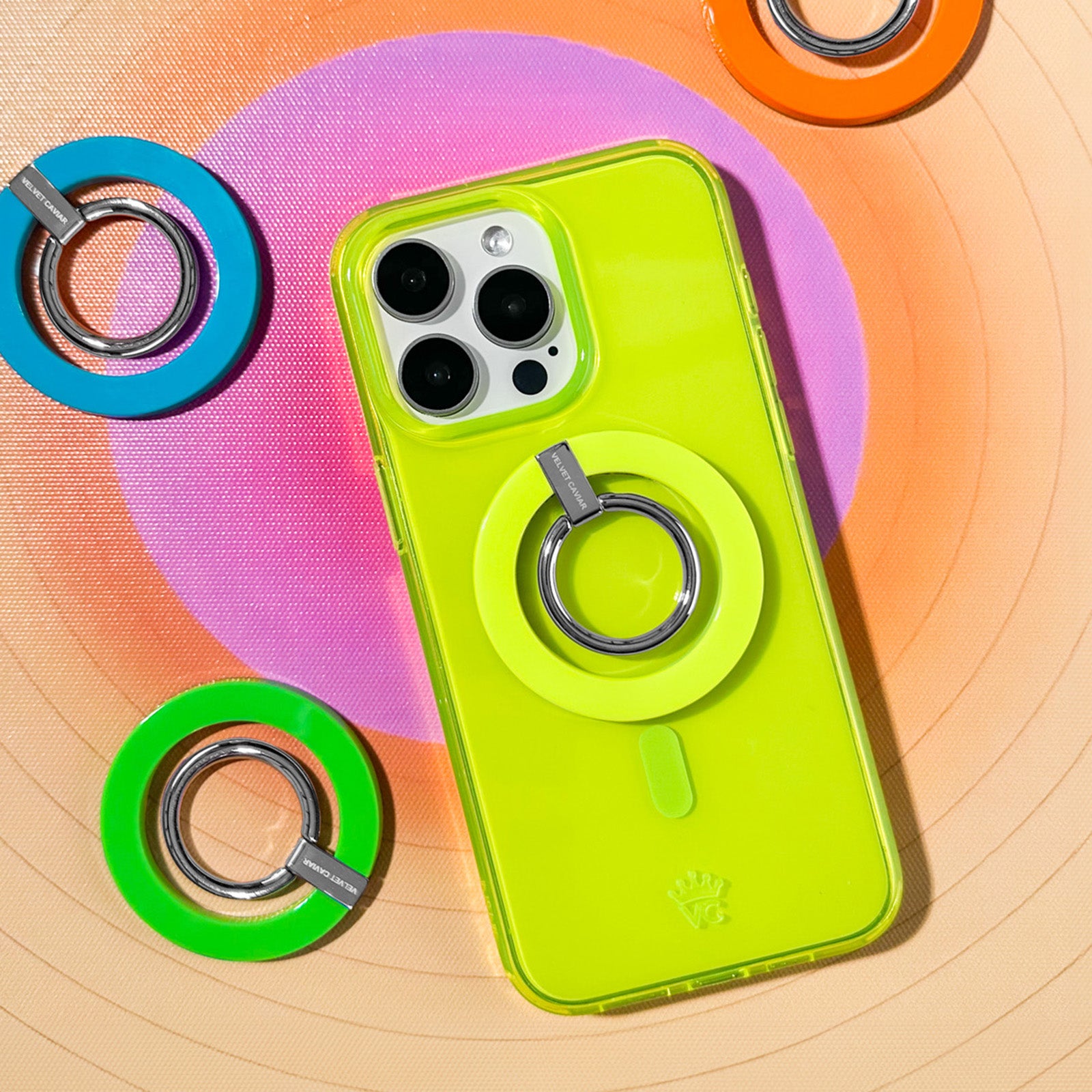 Neon Yellow Clear iPhone Case - Shockproof & Slim Protective Cover for iPhone [Model] - Perfect for Outdoor Activities, Sports & Daily Use