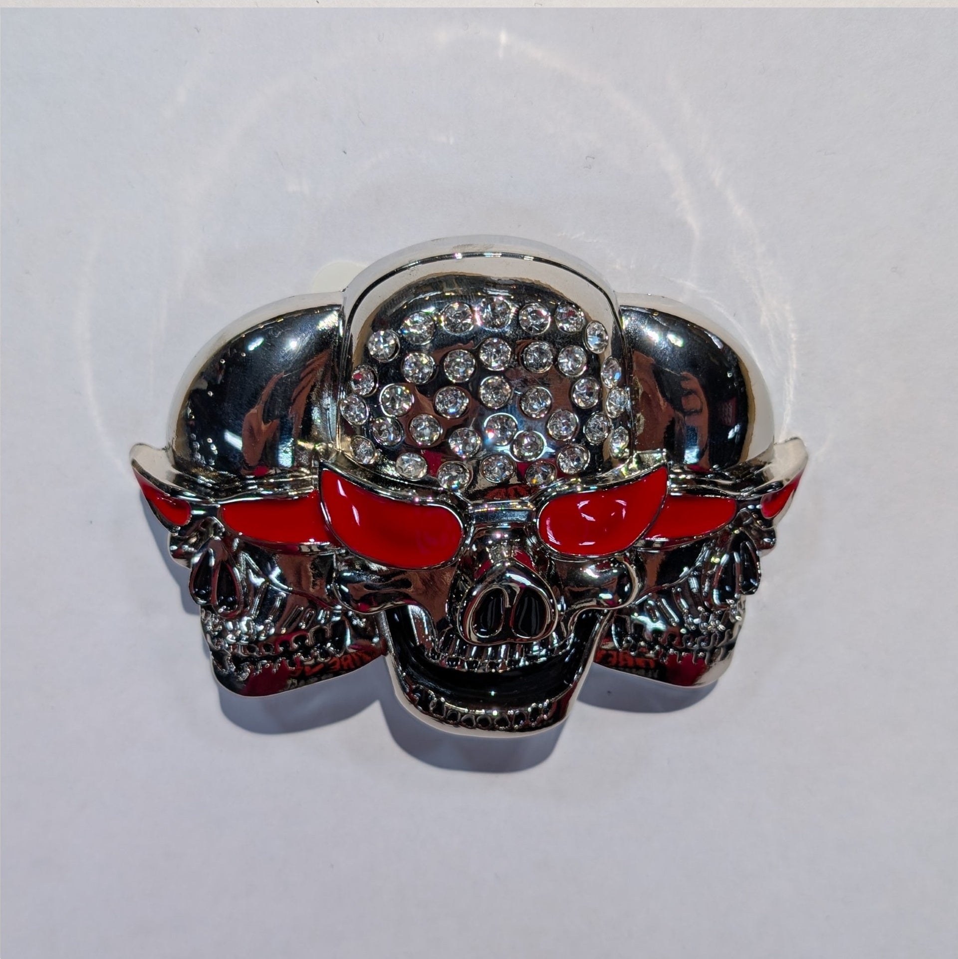 Stylish Skull Belt Buckle for Men & Women - Gothic Punk Fashion Accessory - Perfect for Jeans, Jackets & Costumes