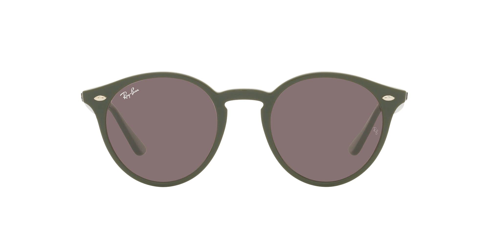 Ray-Ban RB2180 Round Polarized Sunglasses for Men & Women - Classic Vintage Style UV Protection - Perfect for Driving, Beach & Outdoor Activities
