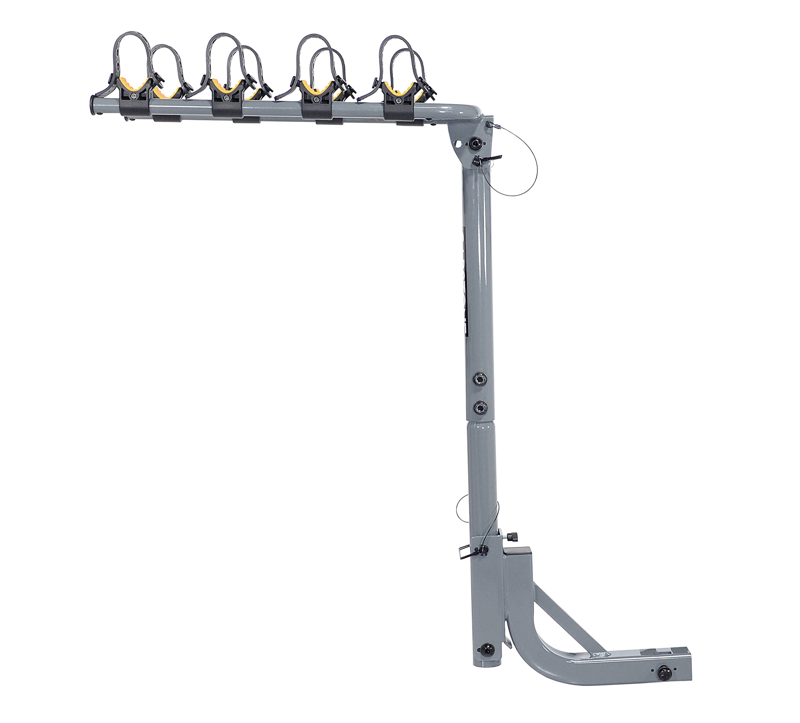 Capstone 4-Bike Hitch Mount Folding Bike Rack - Heavy Duty Carrier for SUVs, Trucks & Vans - Perfect for Road Trips, Camping & Outdoor Adventures
