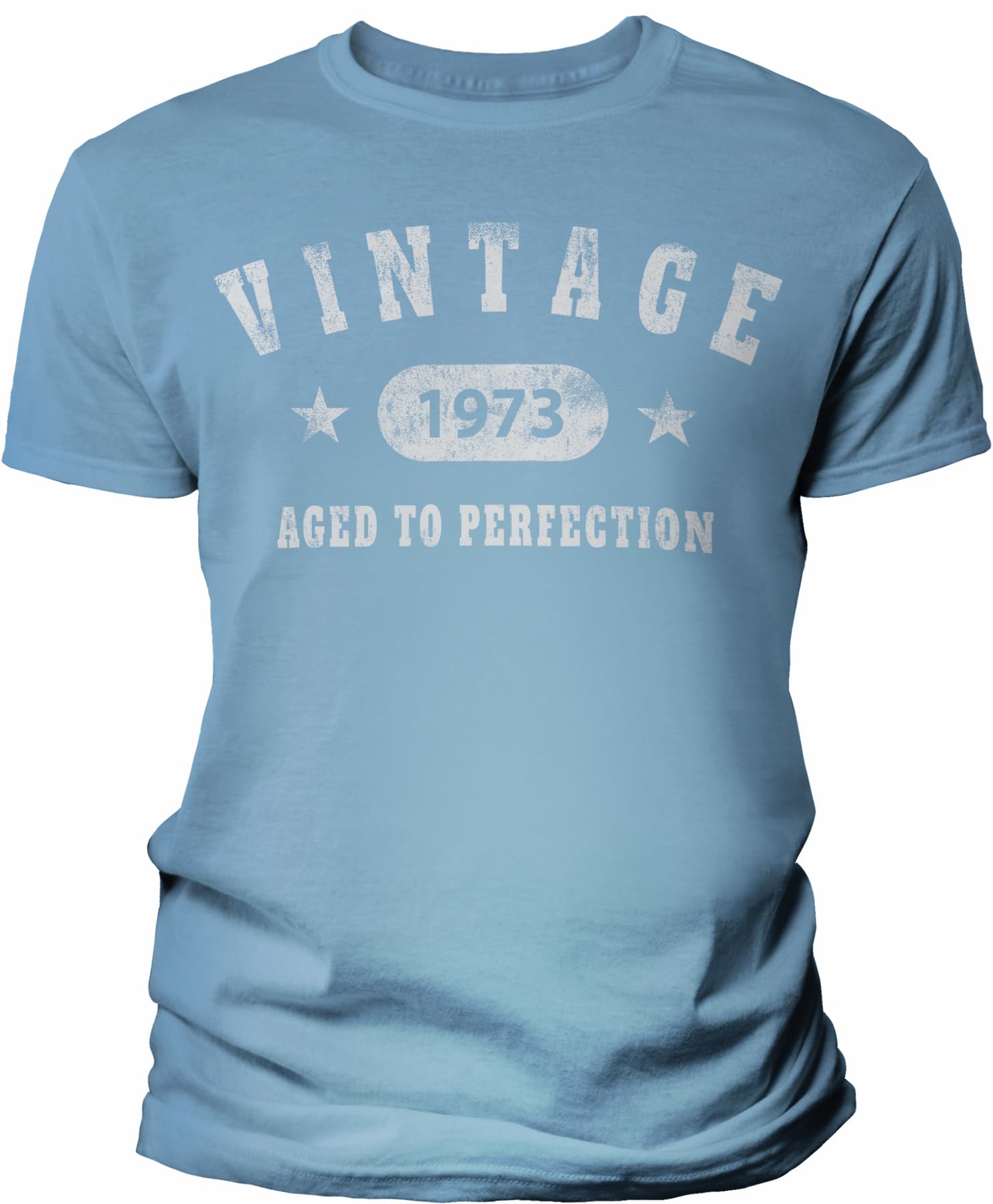 1973 Vintage 50th Birthday Shirt for Men - Aged to Perfection Retro Star Design - Funny 50 Year Old Gift Idea - Perfect for Birthday Parties & Milestone Celebrations