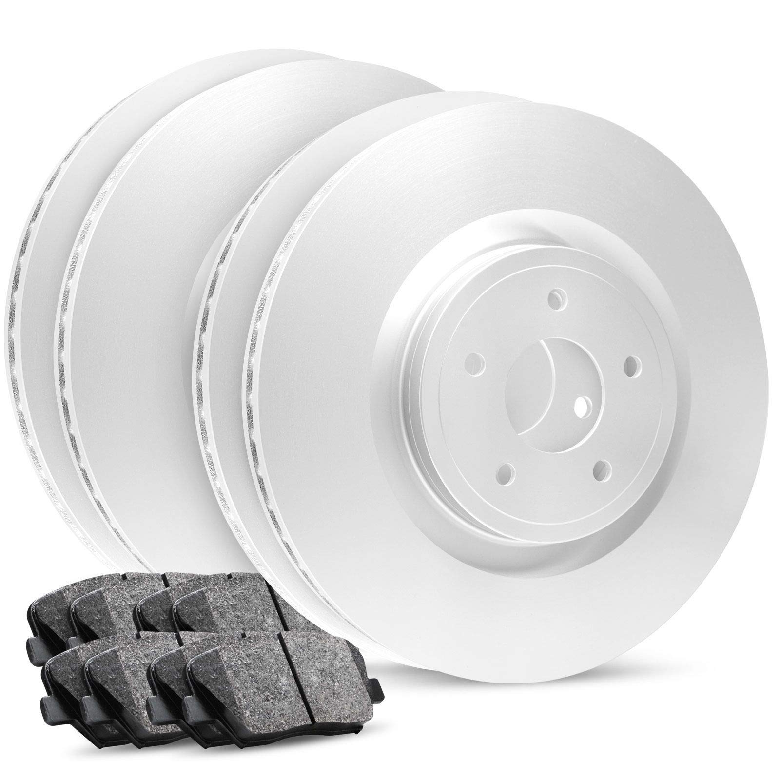 R1 Concepts Premium Front & Rear Brake Kit with Ceramic Pads & Rotors - CPB.63011.02 | High-Performance Braking for Cars, SUVs & Trucks | Ideal for Daily Commuting & Highway Driving