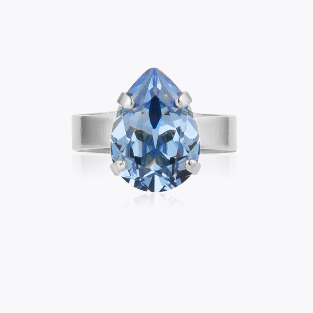 Mini Drop Earrings - Light Sapphire Gemstone Studs for Women | Elegant Jewelry Gift for Brides, Party & Everyday Wear