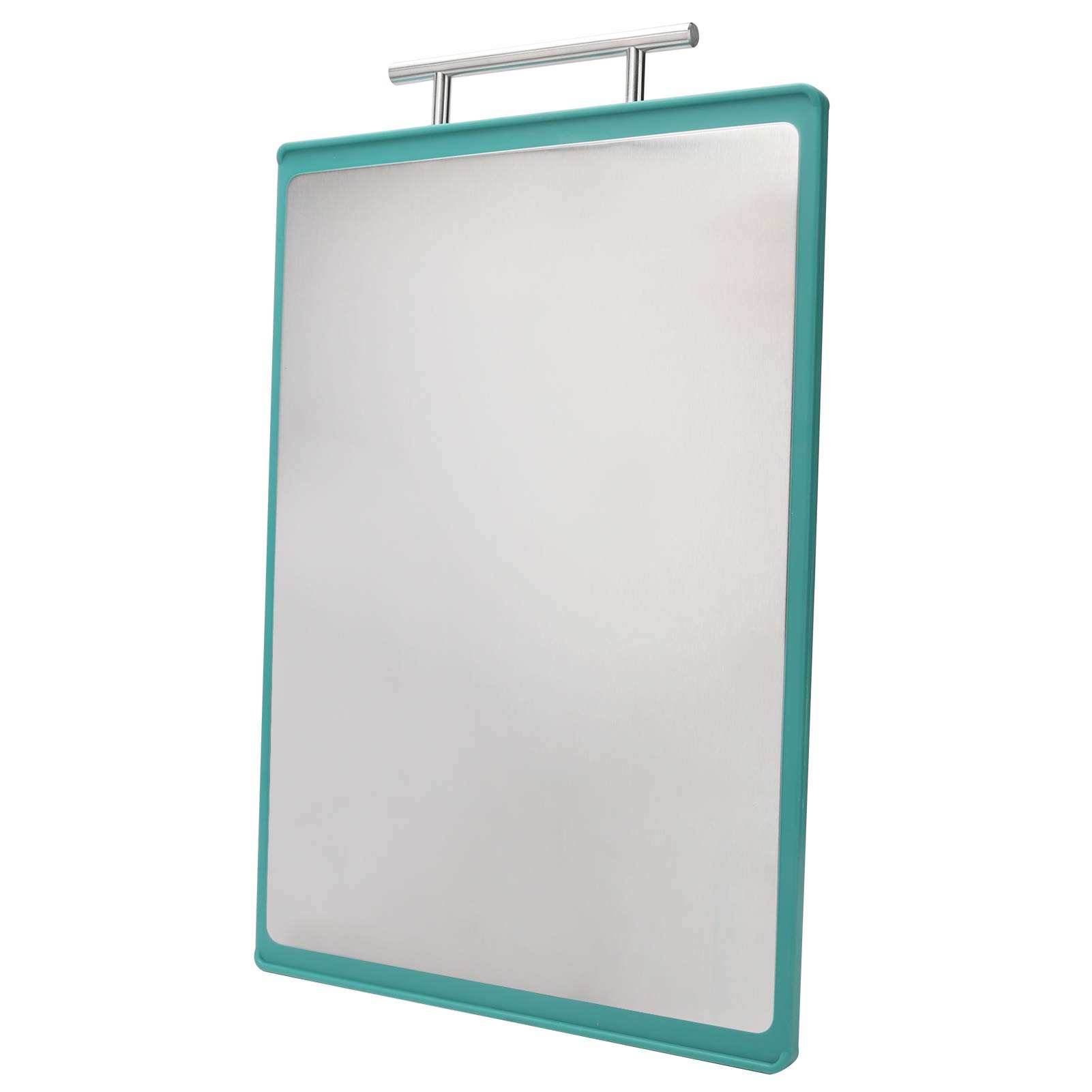 Non-Slip Cutting Board with Handle - Double-Sided for Meat & Veggies - Dark Green