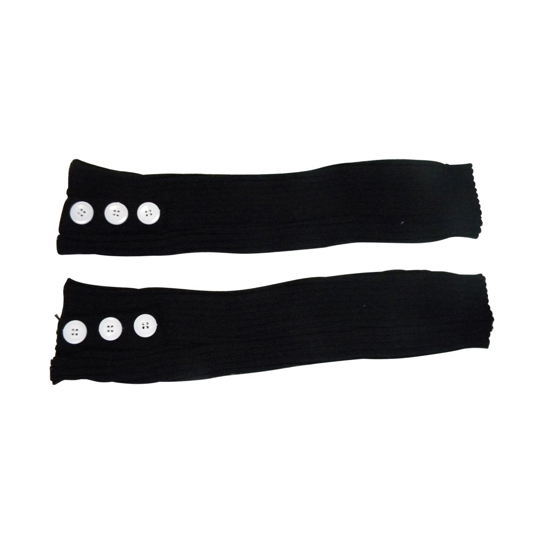 Motique Ribbed Leg Warmer Boot Cuffs with 3 Buttons - Stylish Knit Boot Toppers for Women, Perfect for Winter Fashion, Boot Socks Alternative, Cold Weather Accessory