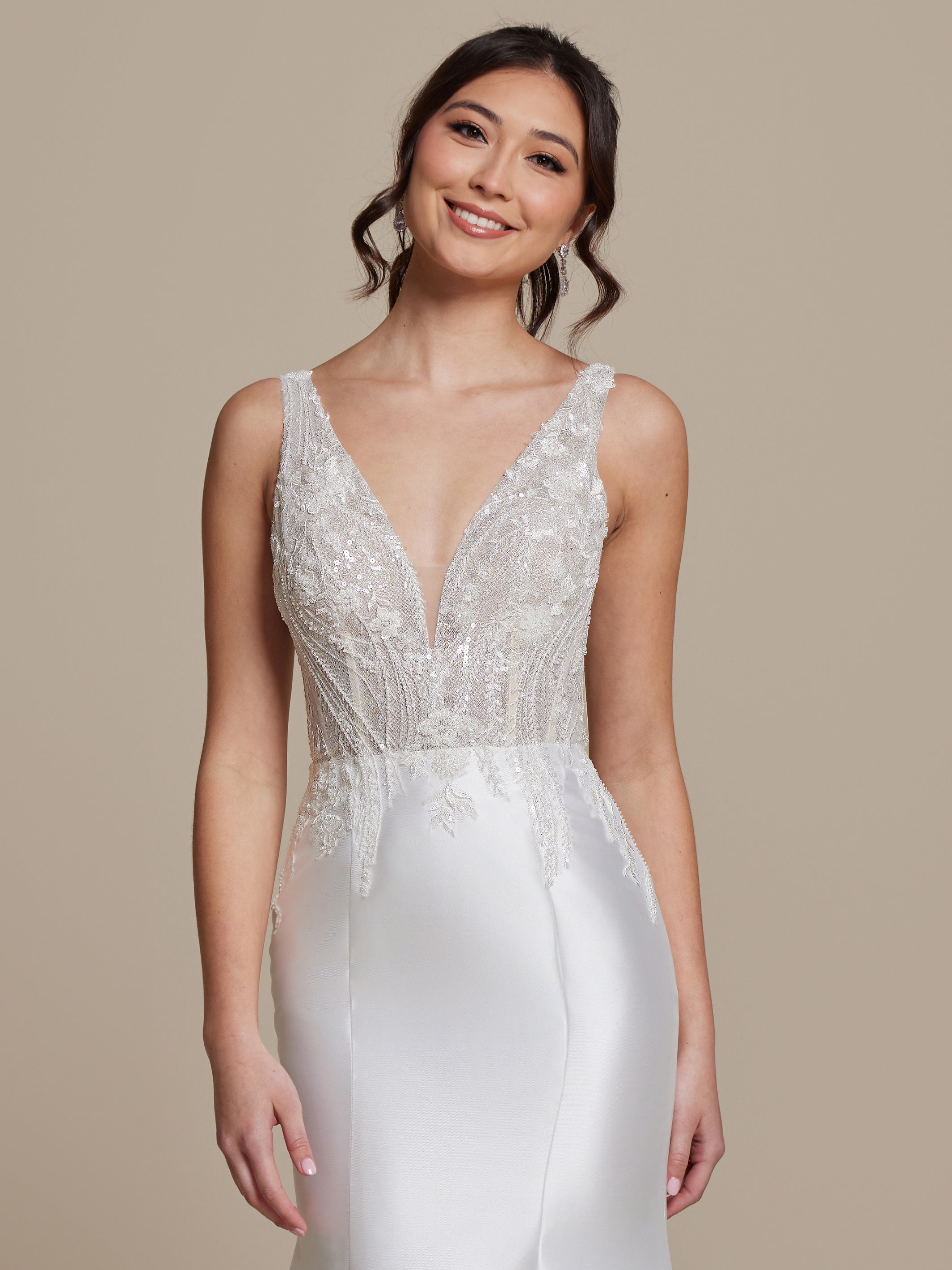 Colette Wedding Dress - Try at Home for Perfect Fit | Elegant Lace Bridal Gown for Church, Beach & Garden Weddings