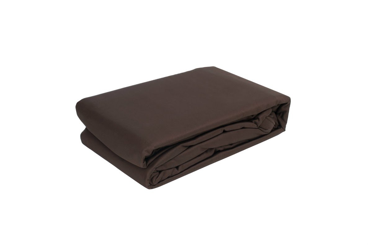 Premium Highland Feather Versailles-Sateen Duvet Cover Set - King Size Chocolate Brown Luxury Bedding for Master Bedroom & Guest Room Decor