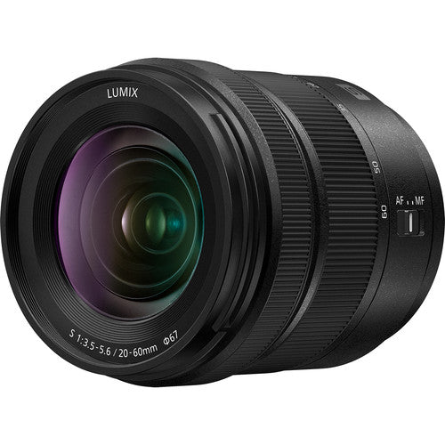 Panasonic LUMIX S5 II Full Frame Mirrorless Camera Kit with 20-60mm F3.5-5.6 & 50mm F1.8 Lenses - Professional Photography, Vlogging, and Travel Videography
