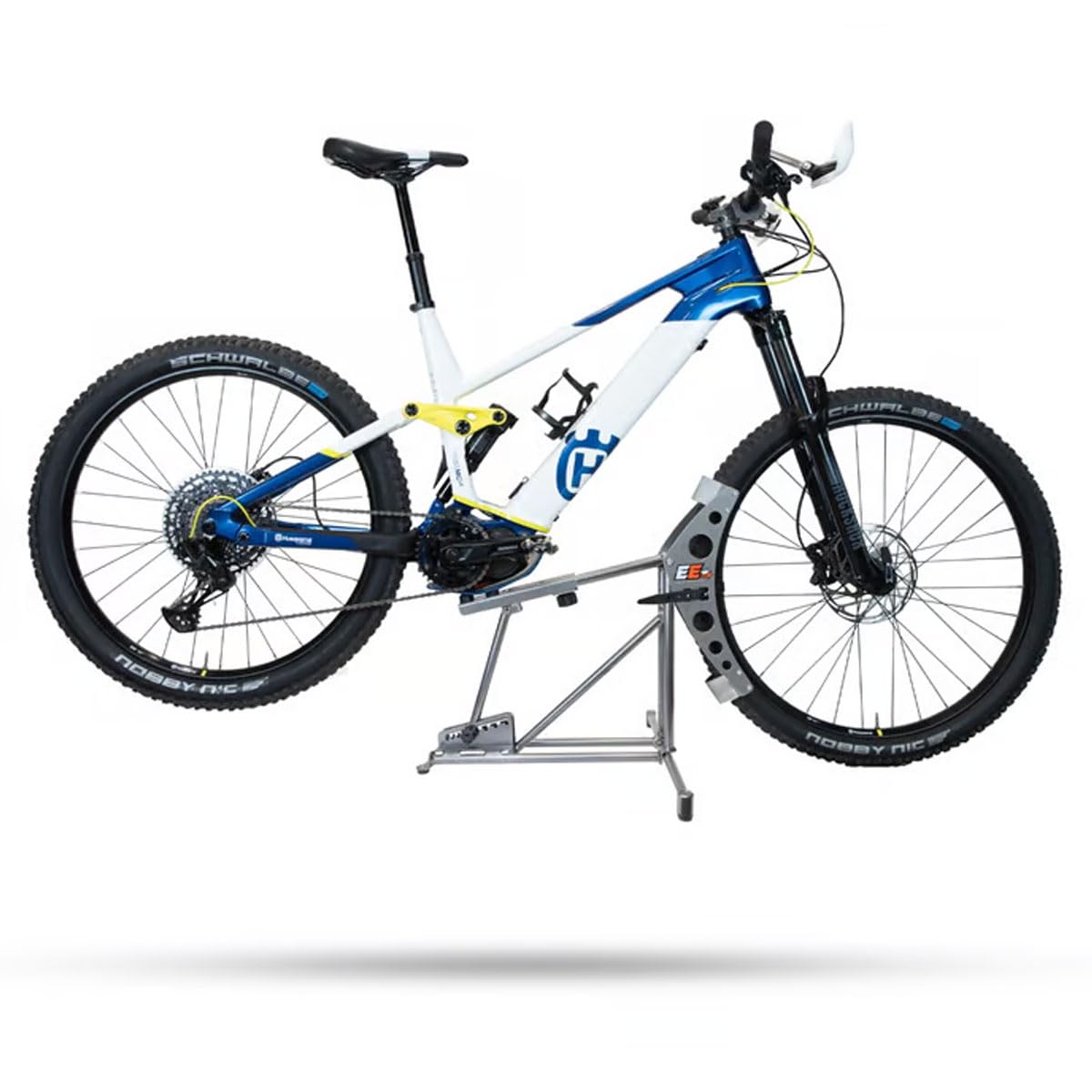 Enduro Engineering Heavy Duty Bike Repair Stand - Adjustable Mountain & E-Mountain Bike Maintenance Stand for Washing, Tuning & Storage | Perfect for Garage, Workshop & Trailside Repairs