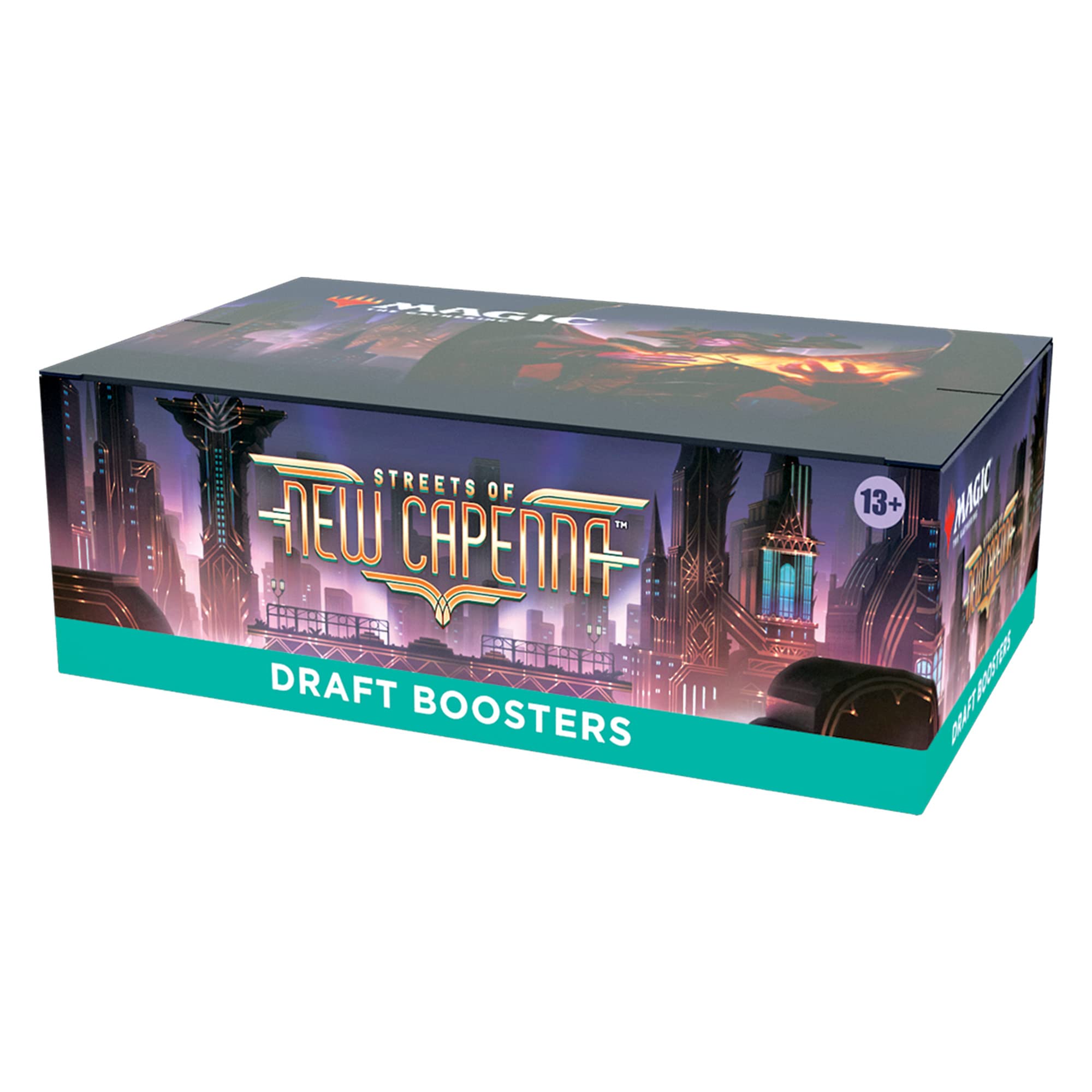 Magic: The Gathering Streets of New Capenna Draft Booster Box - 36 Packs + 1 Box Topper (541 Cards) | MTG Collectible Trading Card Game for Deck Building & Strategy Play | Perfect for Game Nights & Tournaments