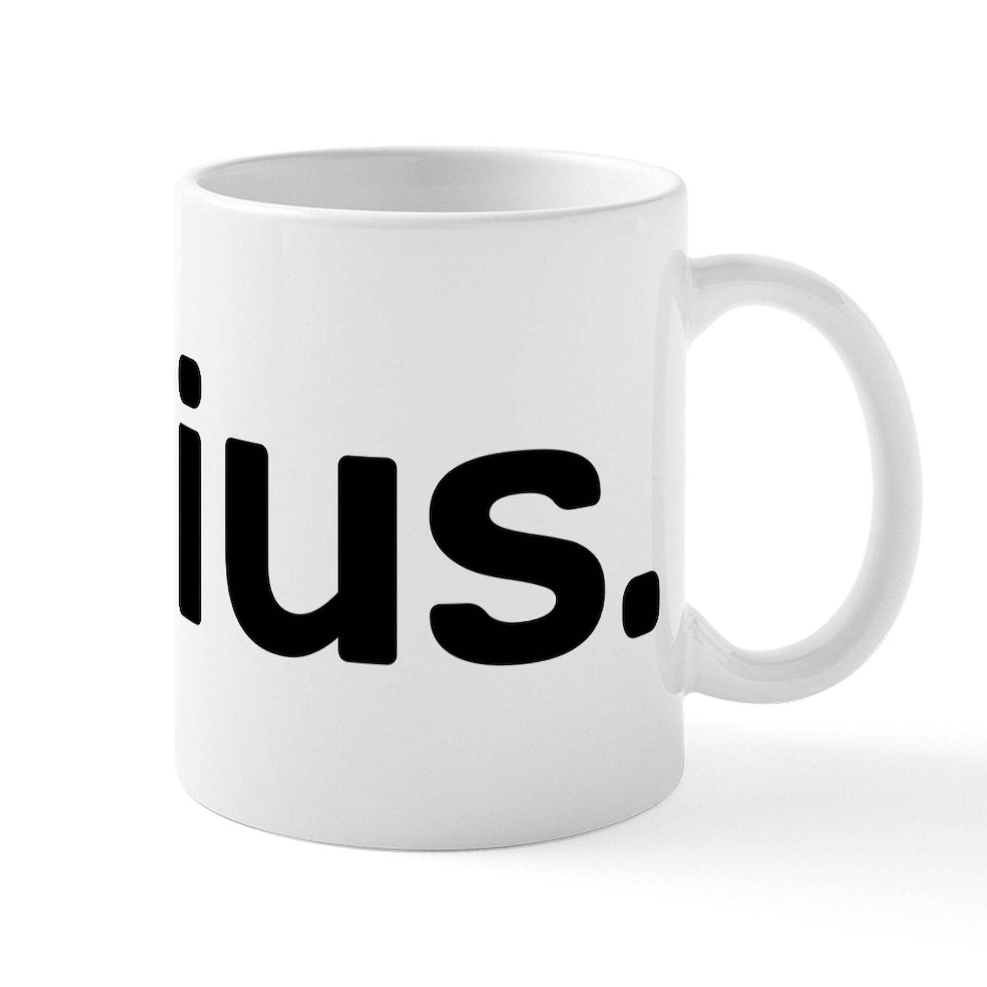 Jenius 11 oz (325 ml) Ceramic Coffee Mug - Funny Novelty Gift for Coffee Lovers, Office Use, Home Decor & Daily Drinking