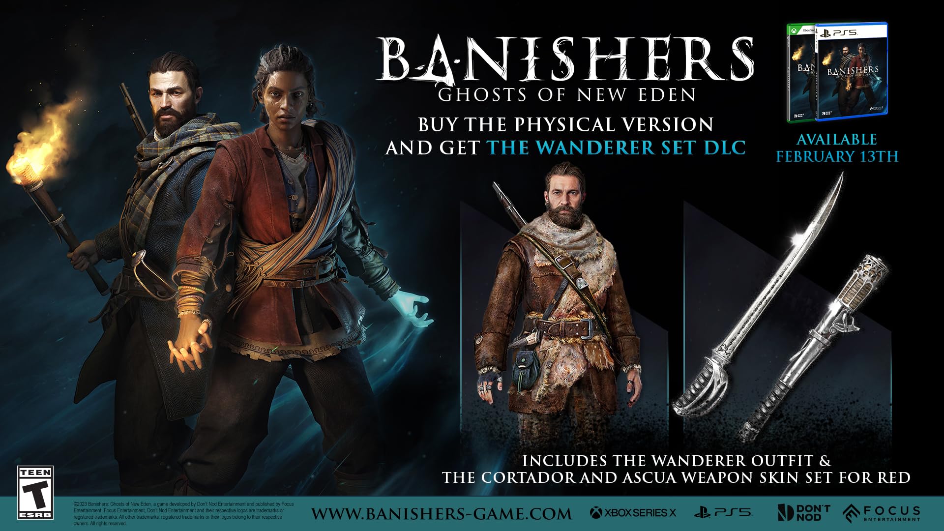 Banishers: Ghosts of Eden - PlayStation 5 Game | Action RPG Adventure | Haunting Supernatural Story | Perfect for Horror & Fantasy Gamers | Great for PS5 Game Nights & Solo Play