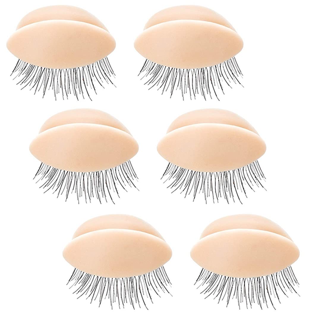 Dorakitten 3 Pairs Soft Silicone Eyelid Practice Grafting Kit - Removable Realistic Eyelids for Lash Training, Portable & Reusable - Perfect Gift for Women & Makeup Artists | Home Practice, Salon Training, Professional Lash Extension