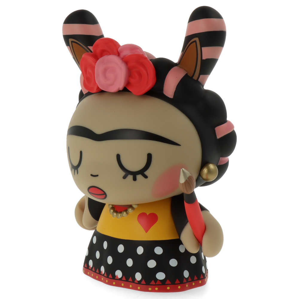5-Piece Frida Kahlo Vinyl Dunny Art Toy Collection - The Wounded Deer Edition | Unique Collectible Figures for Home Decor, Office Display & Art Enthusiasts