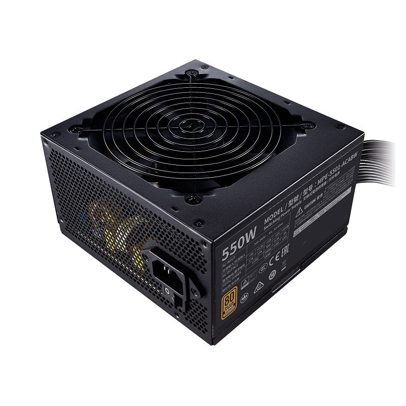 CM MWE 550 Bronze V2 550W 80+ Bronze Certified ATX Power Supply - Reliable PSU for Gaming PCs & Workstations