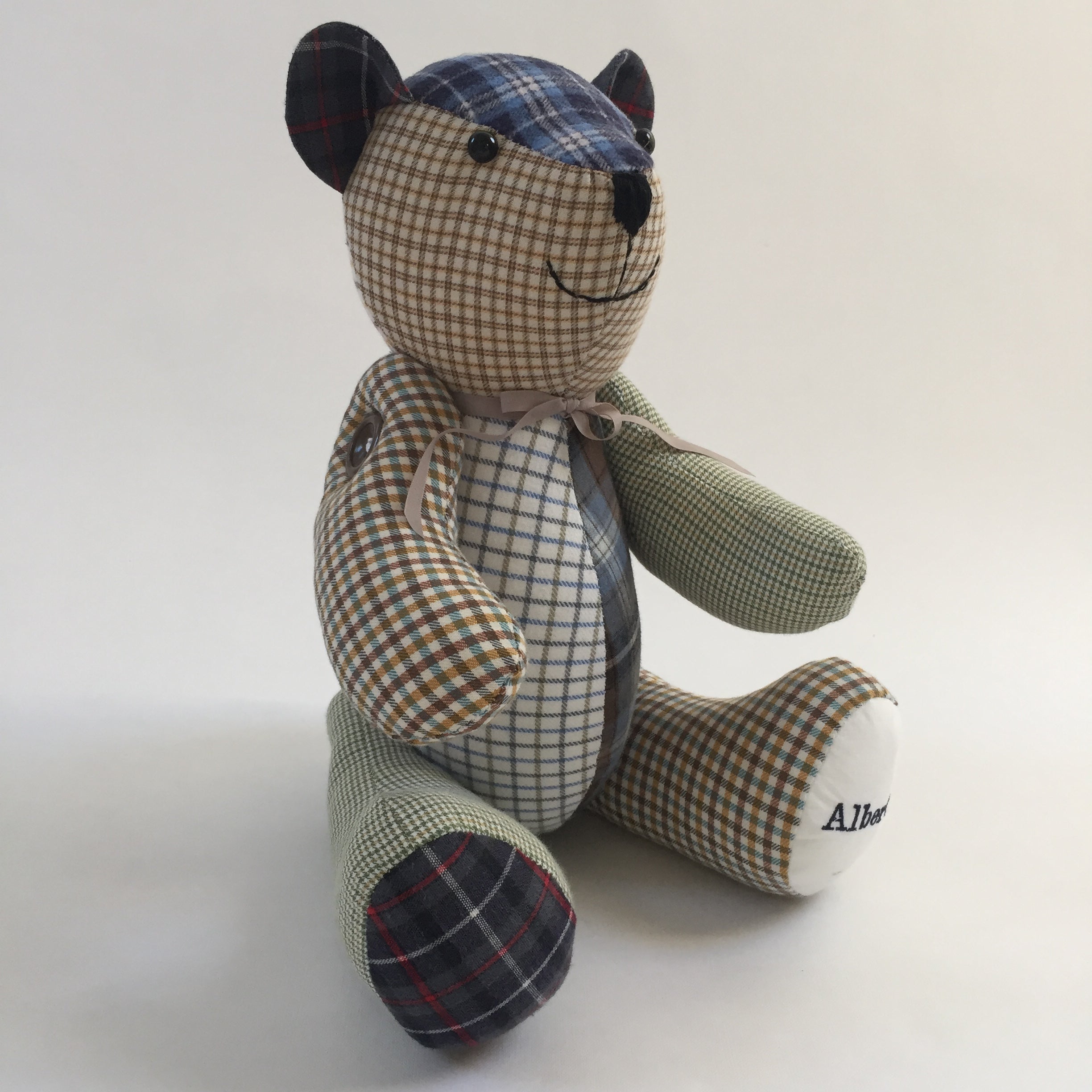 Personalized Memorial Memory Bear - Custom Keepsake Stuffed Animal for Grieving & Healing | Sympathy Gift for Loss of Loved One, Baby, Pet | Comforting Plush Teddy for Remembrance & Emotional Support