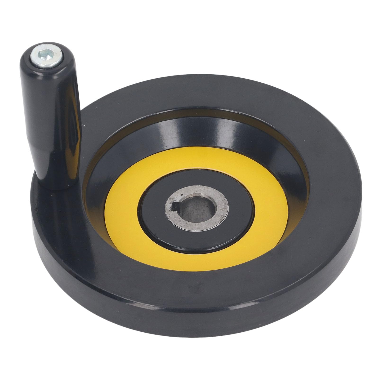 **14mm Center Hole 125mm Outer Diameter Lathe Handwheel - Saw Handwheel for Milling Machine, Grinder & Power Tools - Perfect for Metalworking & Woodworking Projects**