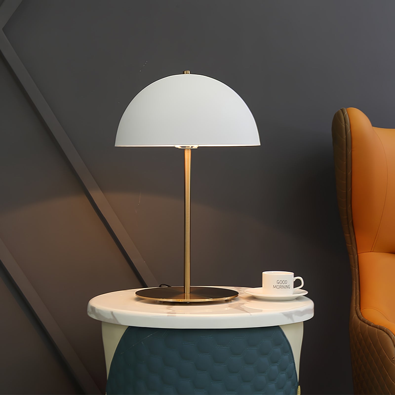 Hanna Table Lamp - Modern LED Bedside Lamp with USB Port, Adjustable Brightness for Bedroom, Living Room, and Office | Perfect for Reading, Working, and Relaxing