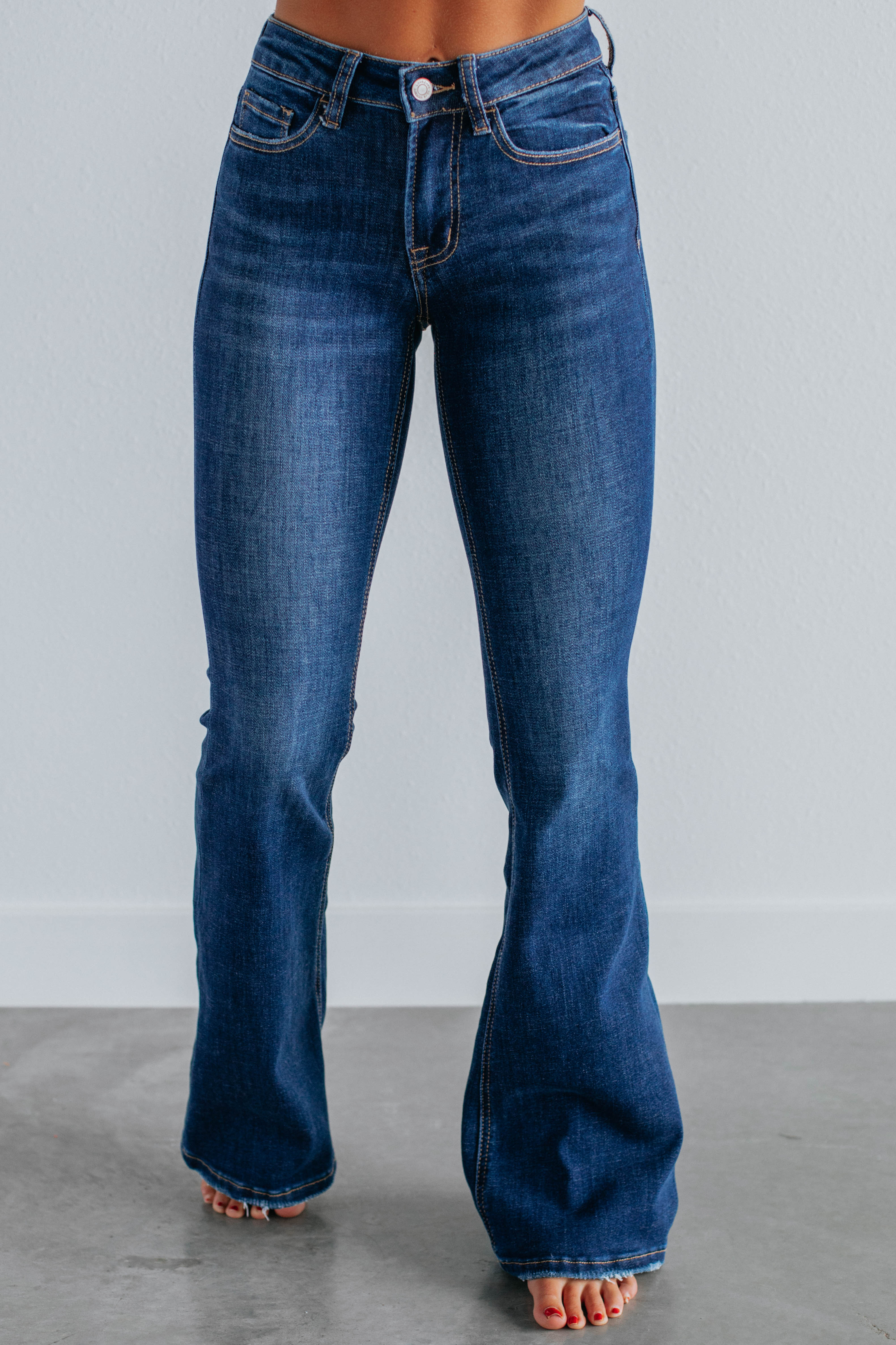 Caleigh Vervet Women's High Waist Skinny Jeans - Stretch Denim Pants for Casual Wear & Everyday Outfits