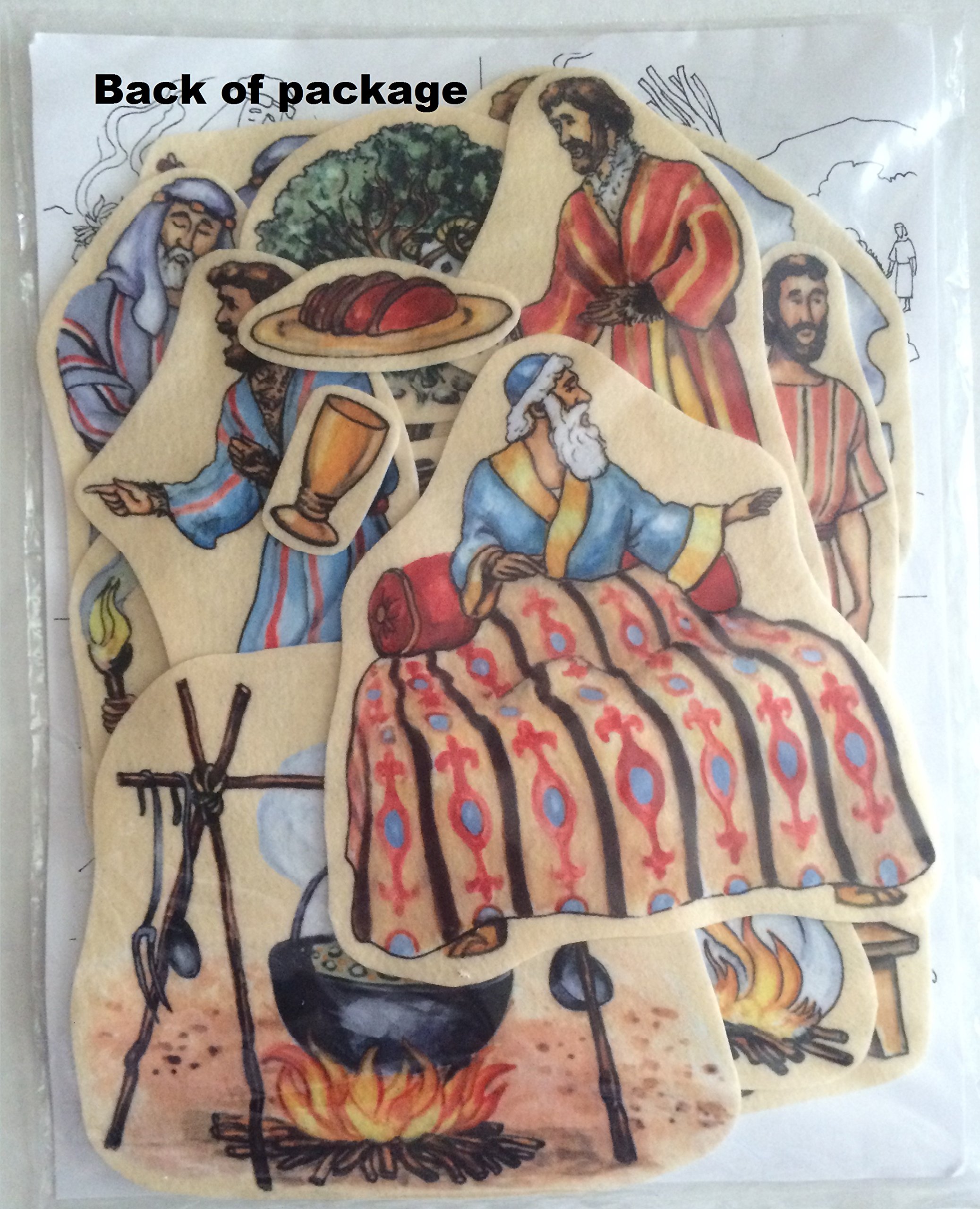 9 Old Testament Bible Stories Felt Flannel Board Set - Abraham, Daniel, David, Job, Jonah, Joseph, Moses, Noah, Ruth & Esther - Perfect for Sunday School, Homeschooling & Children's Bible Study
