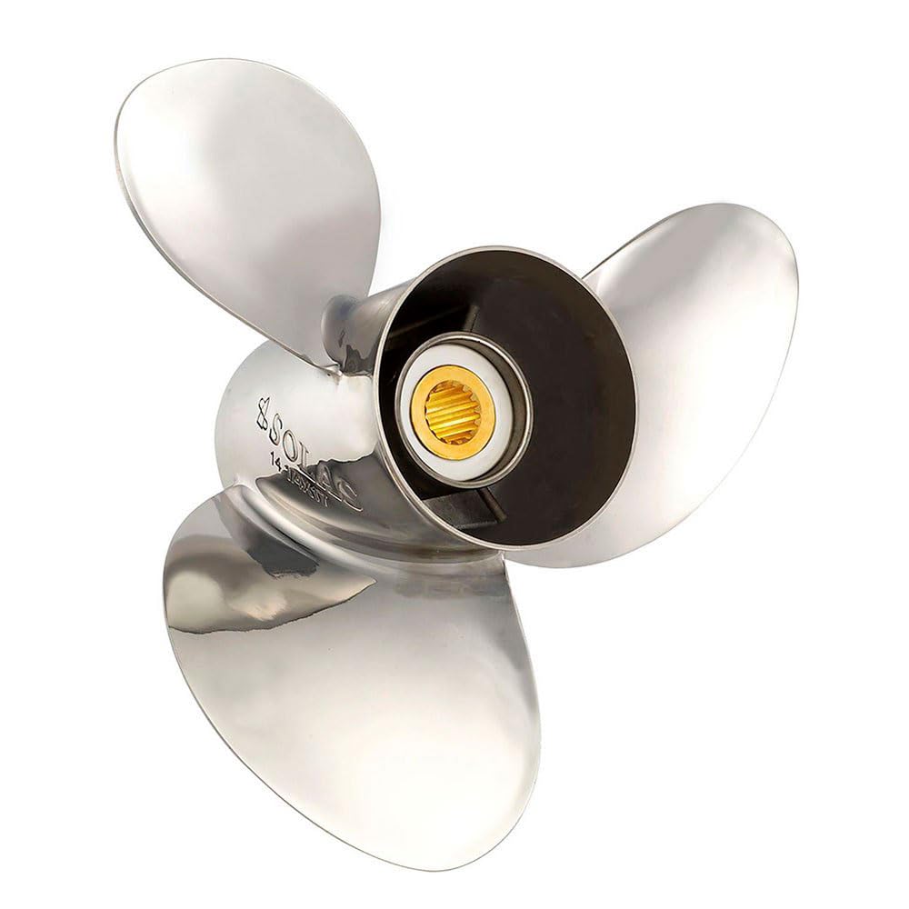 SOLAS New Saturn 3 Blade Stainless Steel Boat Propeller 11.13