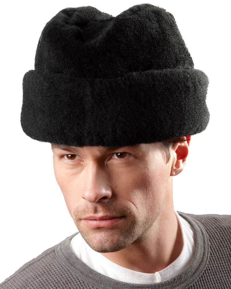 Authentic Russian Cossack Hat - Genuine Sheepskin Fur Winter Hat for Men & Women | Cold Weather Ushanka with Ear Flaps | Perfect for Snowboarding, Skiing & Arctic Adventures