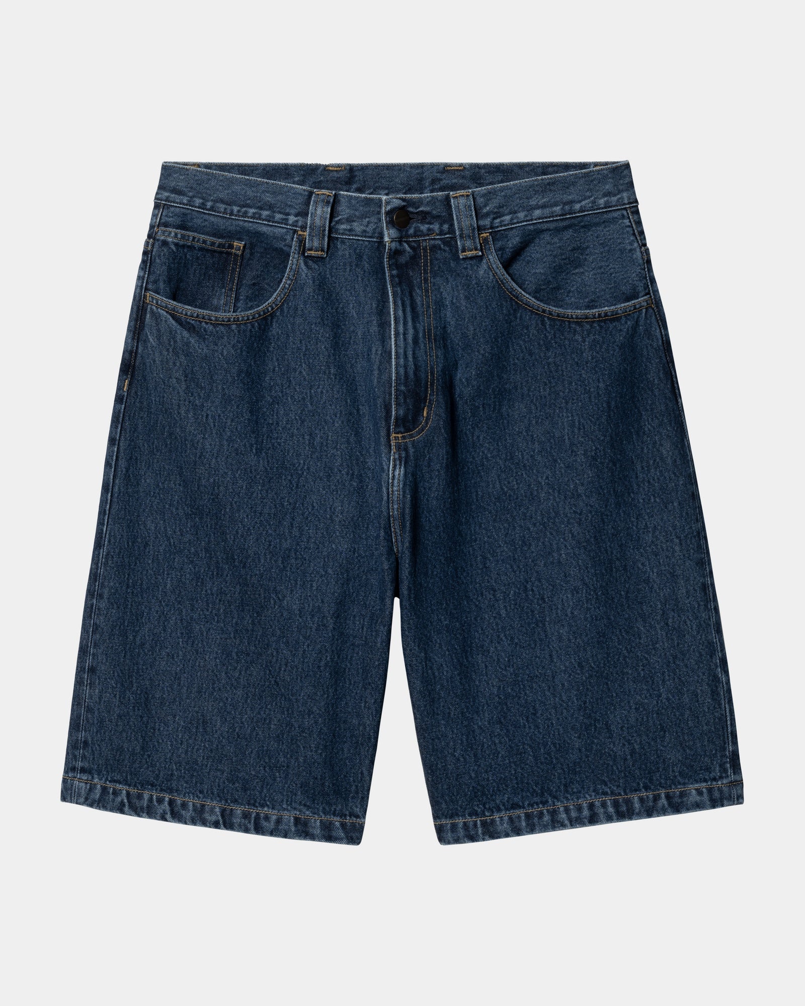 Brandon Short - Stone Washed Blue Denim Shorts for Men | Casual Summer Wear, Beach Outings & Relaxing Weekends