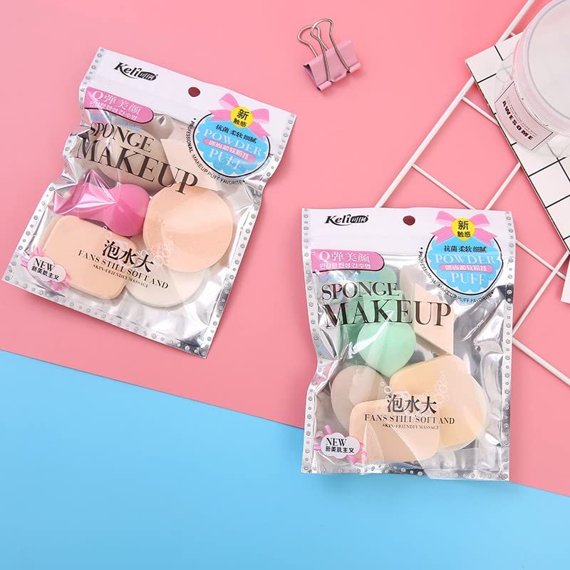Premium Makeup Sponge Beauty Blender Set - 12 Pack Multi-Color Cosmetic Blenders for Flawless Foundation & Concealer Application | Perfect for Professional Makeup Artists & Home Use