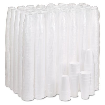 Premium 16 oz White Dart Drink Foam Cups - 40 Bags (25 Cups per Bag) - Perfect for Parties, Coffee Shops & Office Break Rooms