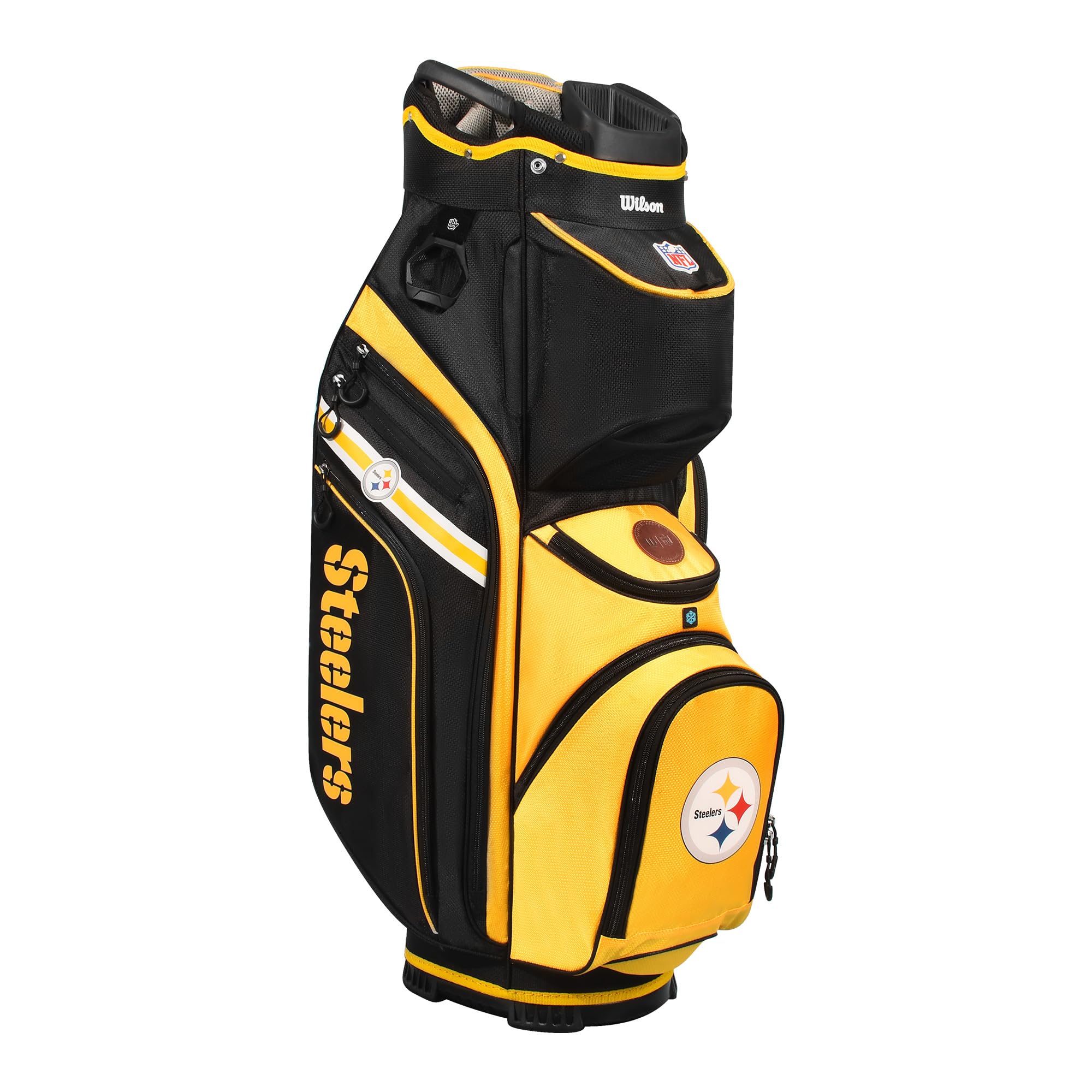 Wilson NFL Official Licensed Golf Bags for Men & Women - Durable & Stylish Golf Stand Bag with Padded Straps - Perfect for Football Fans & Golf Enthusiasts (Great for Course, Driving Range & Travel)