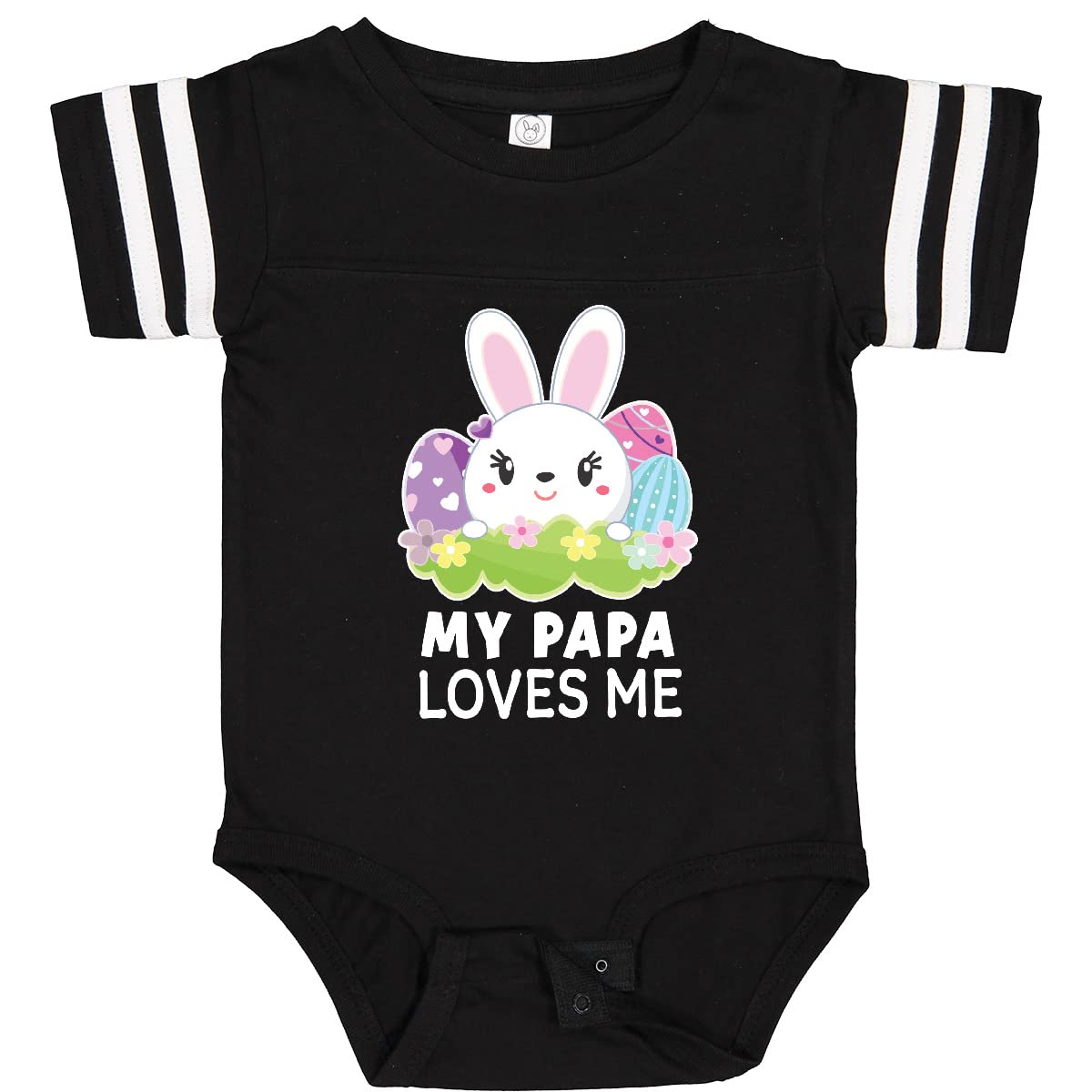 My Papa Loves Me Bunny Easter Baby Bodysuit - Easter Gift