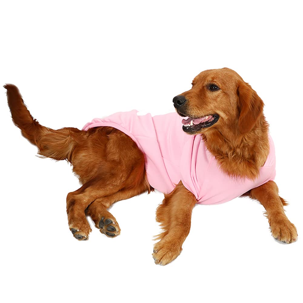 Trendy Soft Comfortable Dog Hoodie - Fashionable Pet Clothes for Small Medium Large Dogs (7X-Large, Pink) - Perfect for Outdoor Walks & Winter Warmth