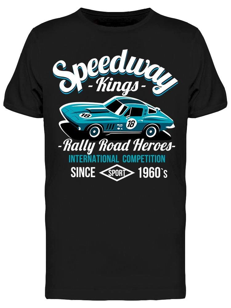 Speedway King Competition T-Shirt for Men - High Performance Athletic Tee for Racing, Gym & Casual Wear