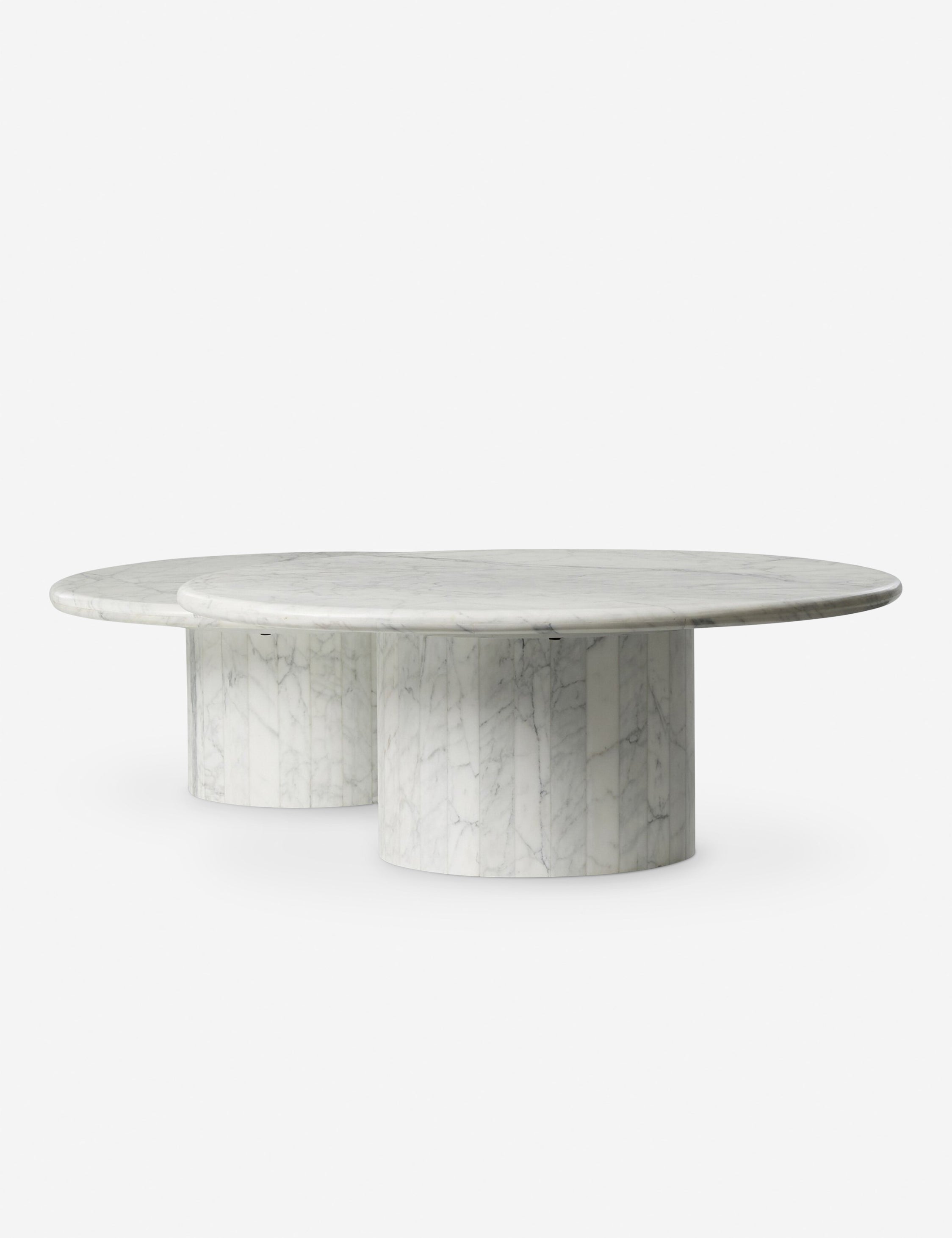 Bonastre Nesting Coffee Table Set of 2 - Modern Wood Side Tables for Living Room, Bedroom & Office - Perfect for Small Spaces & Home Decor
