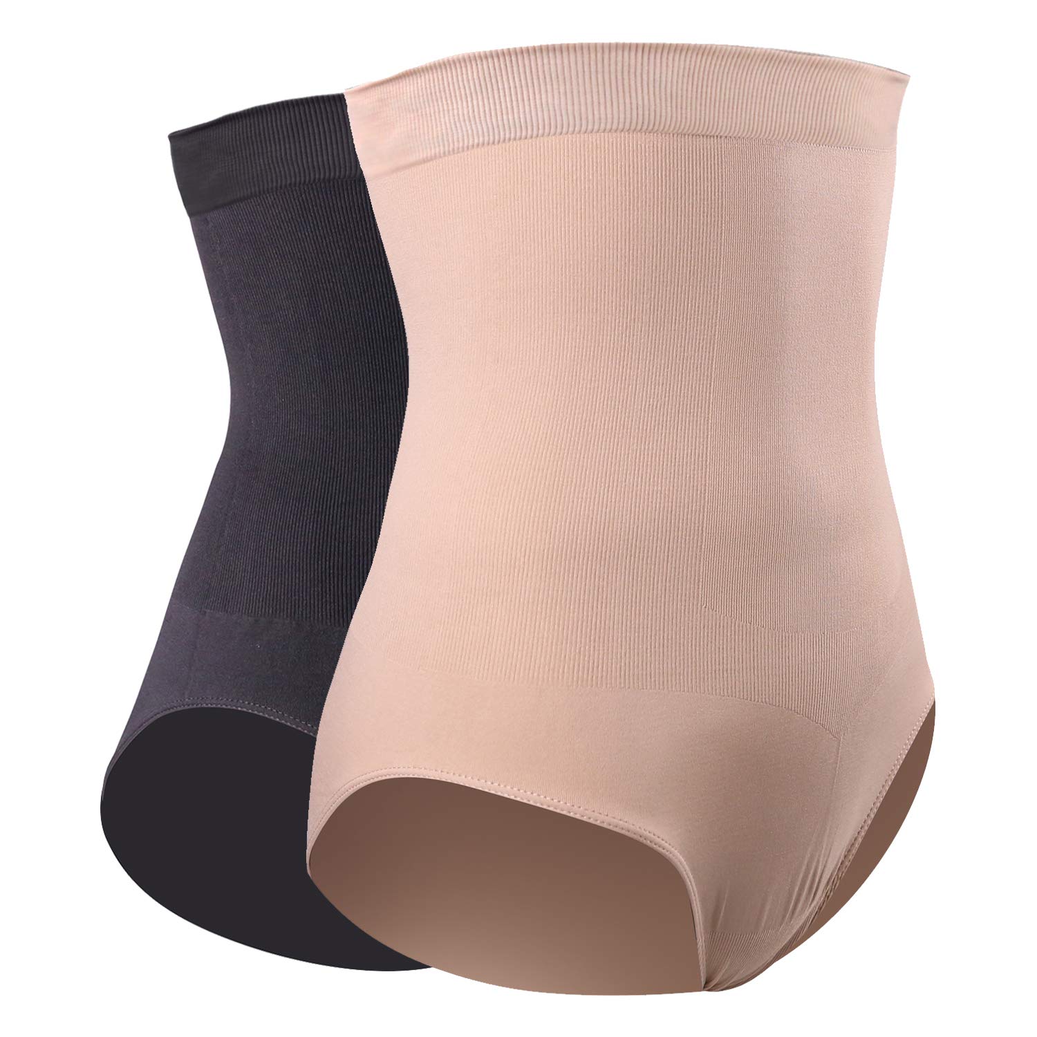 DREAM SLIM Women's High-Waist Seamless Body Shaper Briefs - Tummy Control Shapewear Panties for Slimming & Firming - Comfortable Girdle Underwear for Everyday Wear, Workout & Special Occasions