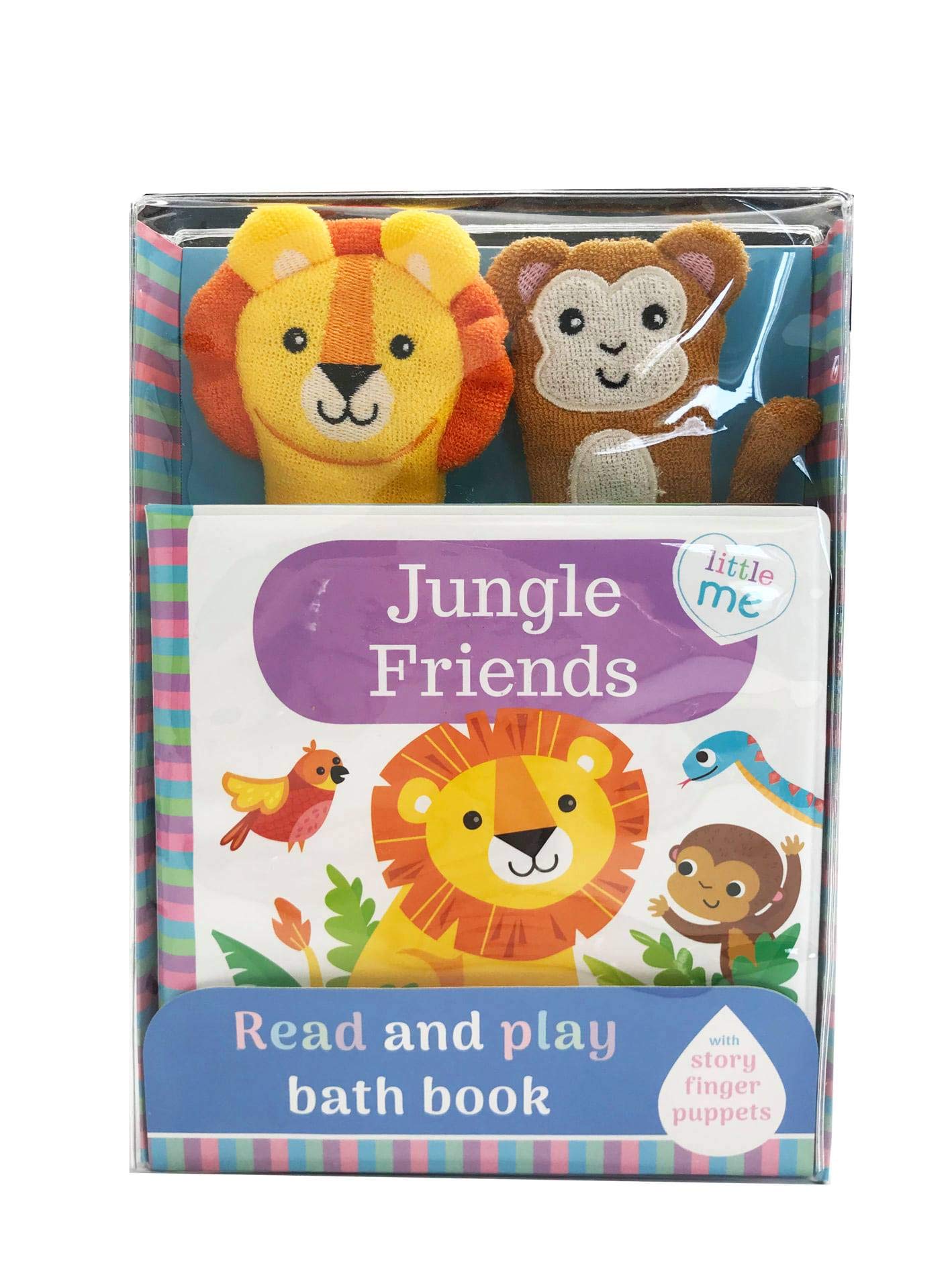Jungle Friends Bath Book for Babies - Waterproof Soft Baby Book for Bathtime, Sensory Play & Early Learning | Perfect Gift for Toddlers