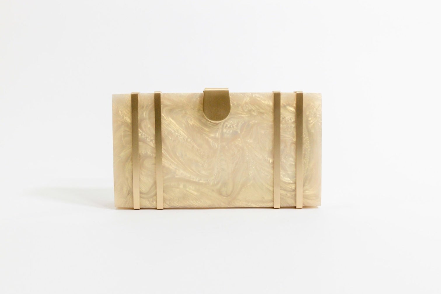 Luxury Golden Evening Clutch for Women - Elegant Handbag for Parties, Weddings & Special Occasions