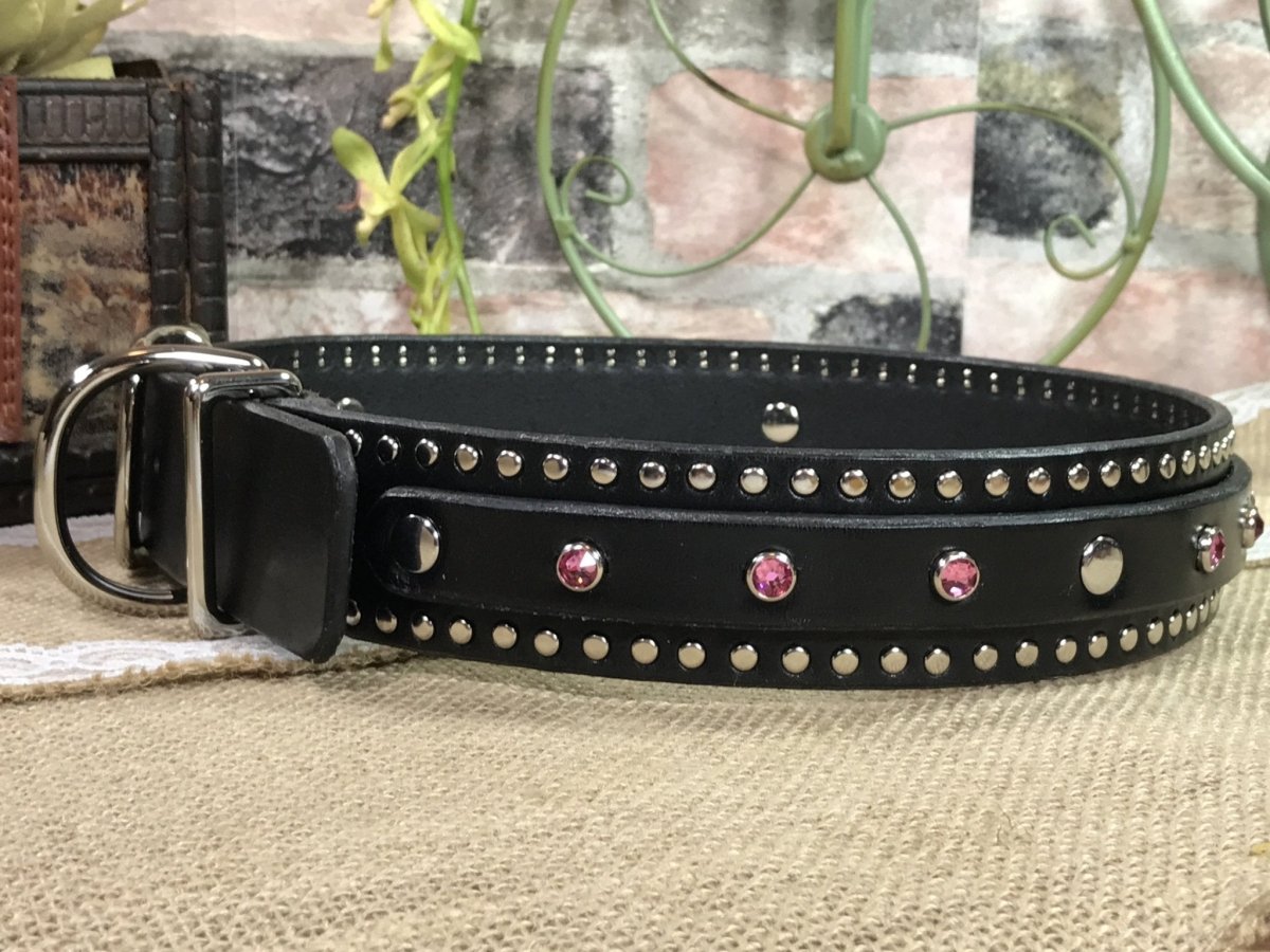 Premium Leather Dog Collar for Small & Medium Dogs - Adjustable, Stylish & Durable Pet Collar with Metal Buckle - Perfect for Daily Walks, Training & Outdoor Adventures