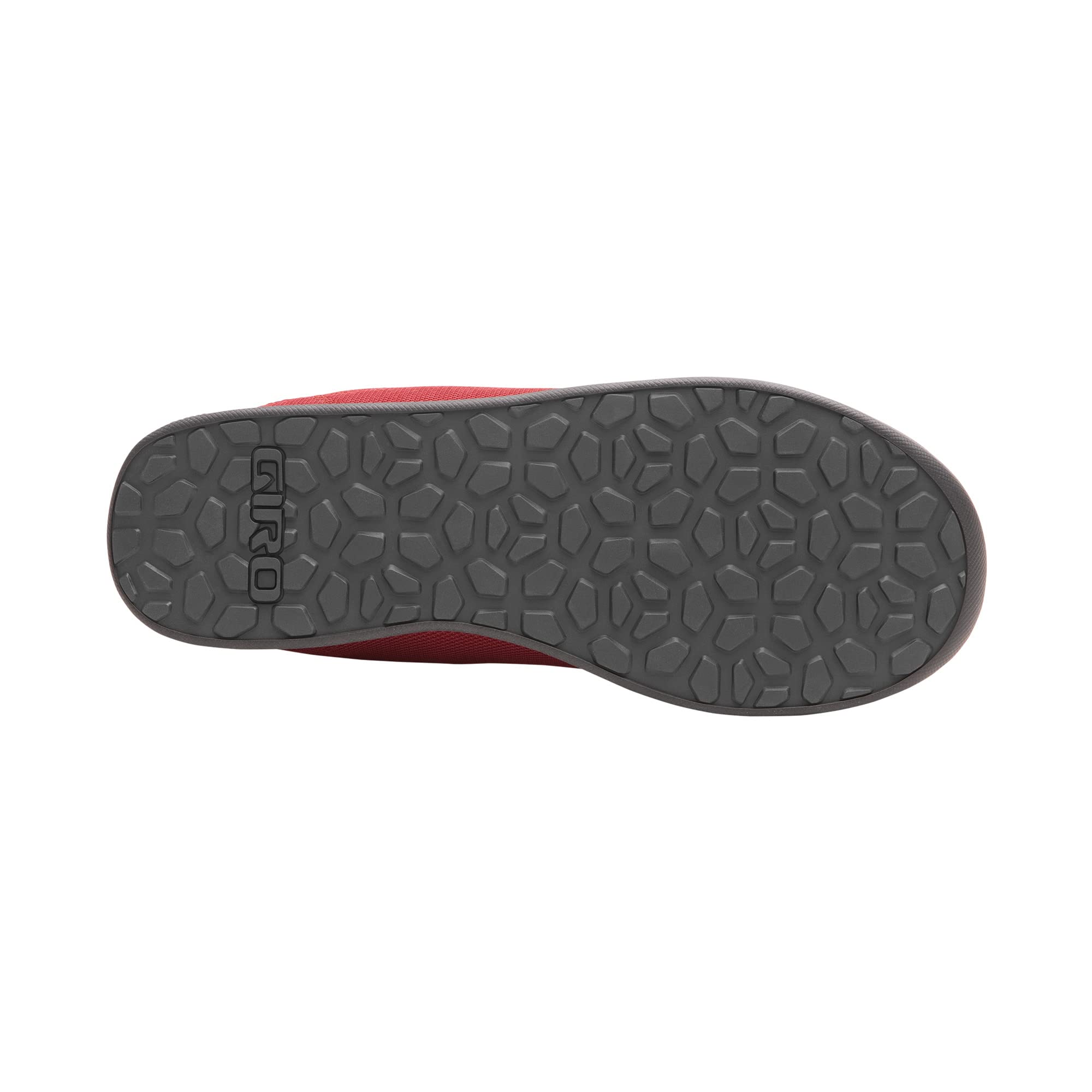 Giro Deed Flat-Pedal Mountain Bike Shoes for Men - Breathable Comfortable Cycling Shoes Size 42 Oxblood Red - Perfect for Trail Riding & Commuting