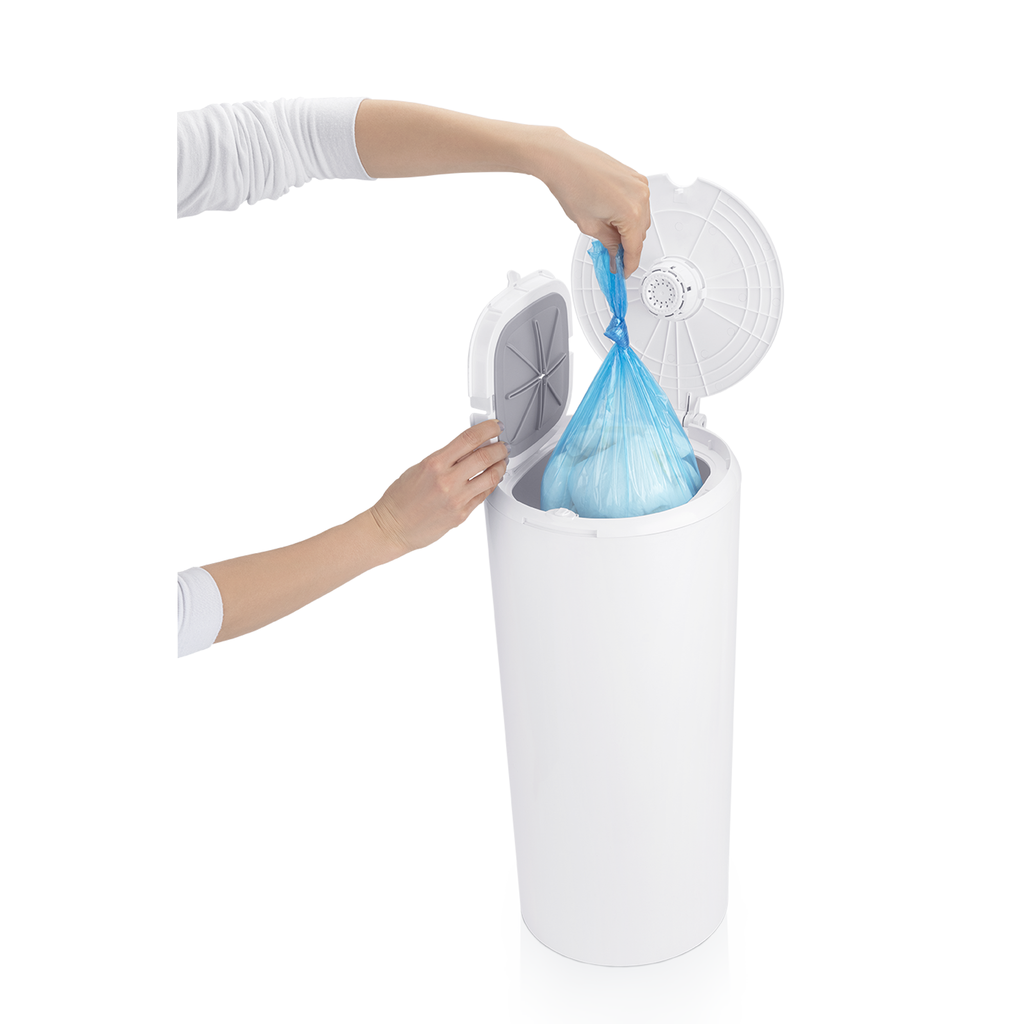 PurePail Classic Refill Bags - Eco-Friendly & Leak-Proof Trash Bag Replacement | Perfect for Kitchen, Bathroom & Office Waste Bins