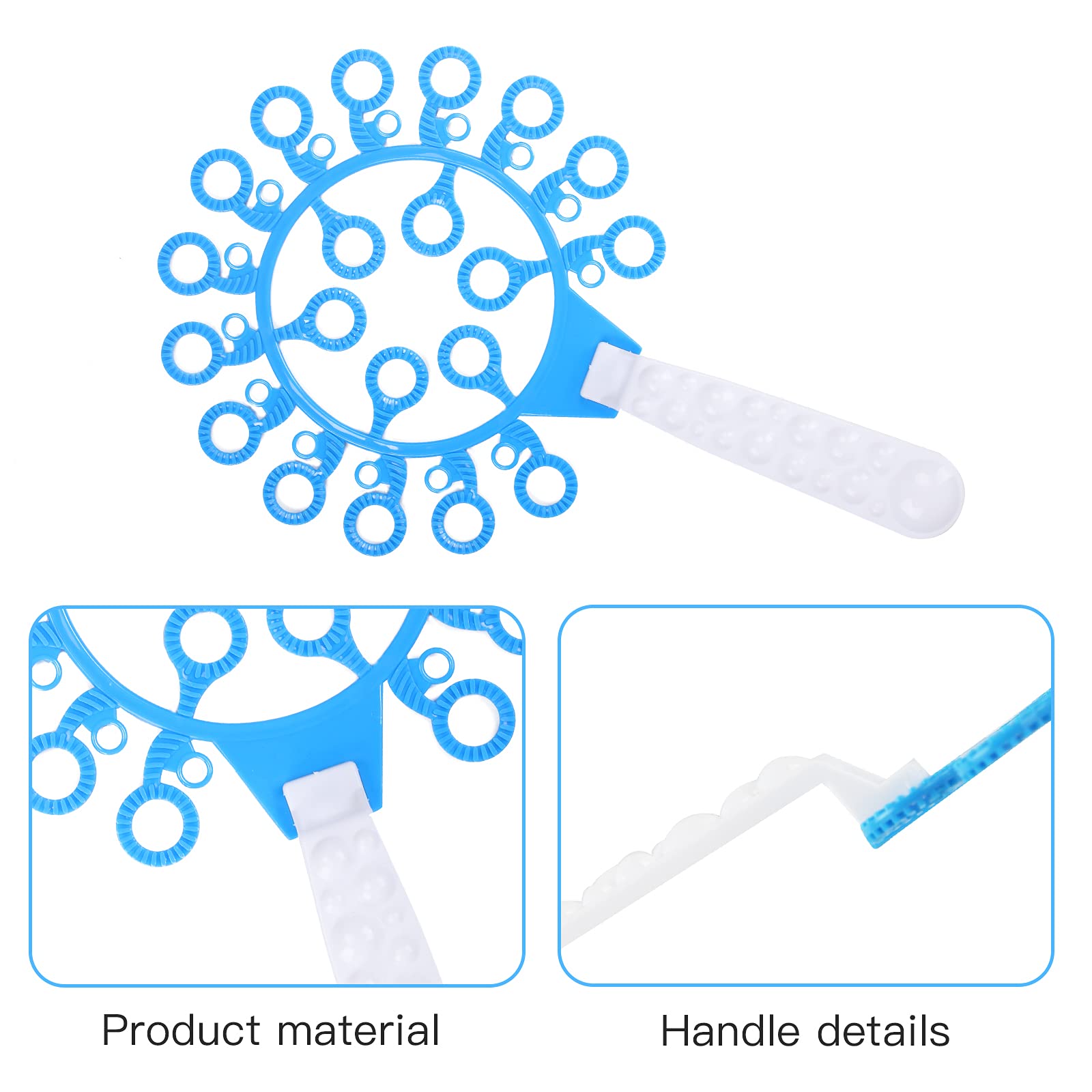 28-Piece Large Bubble Wands Set with Tray - Fun Outdoor Bubble Toys for Kids, Summer Party Favors, Birthday Gifts, and Backyard Activities (Perfect for Parks, Beaches, and Outdoor Play)
