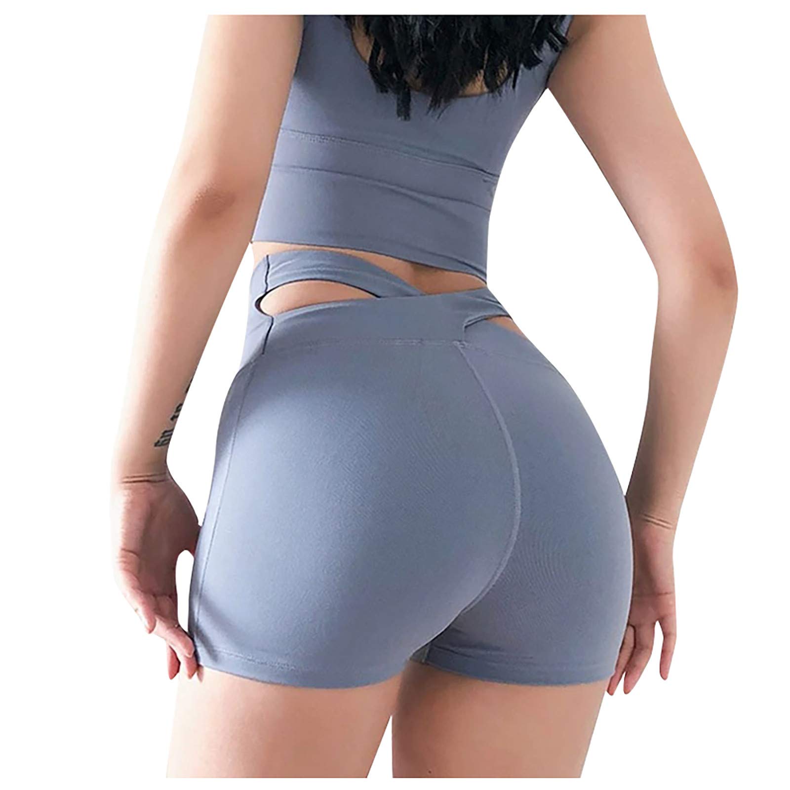 **High Waist Women's Fitness Yoga Shorts – Tummy Control Workout Booty Shorts for Running, Gym & Yoga – Breathable & Comfortable Activewear**