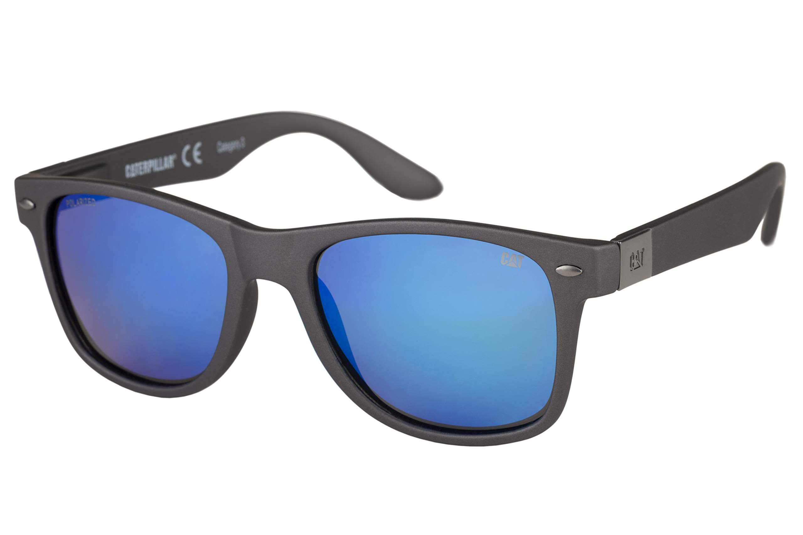 Caterpillar Polarized Sunglasses for Men & Women - UV Protection, Anti-Glare Square Frame - Perfect for Driving, Fishing & Outdoor Activities