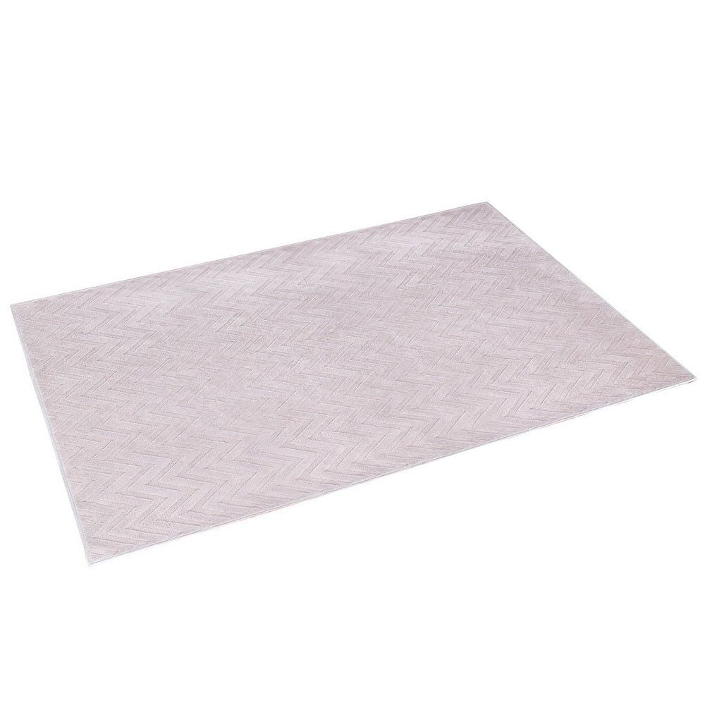 Artiss Washable Microfiber Area Rug 5.2x7.5ft Non-Slip Floor Carpet with Ripple Design for Living Room, Bedroom & Office - Soft & Durable Home Decor