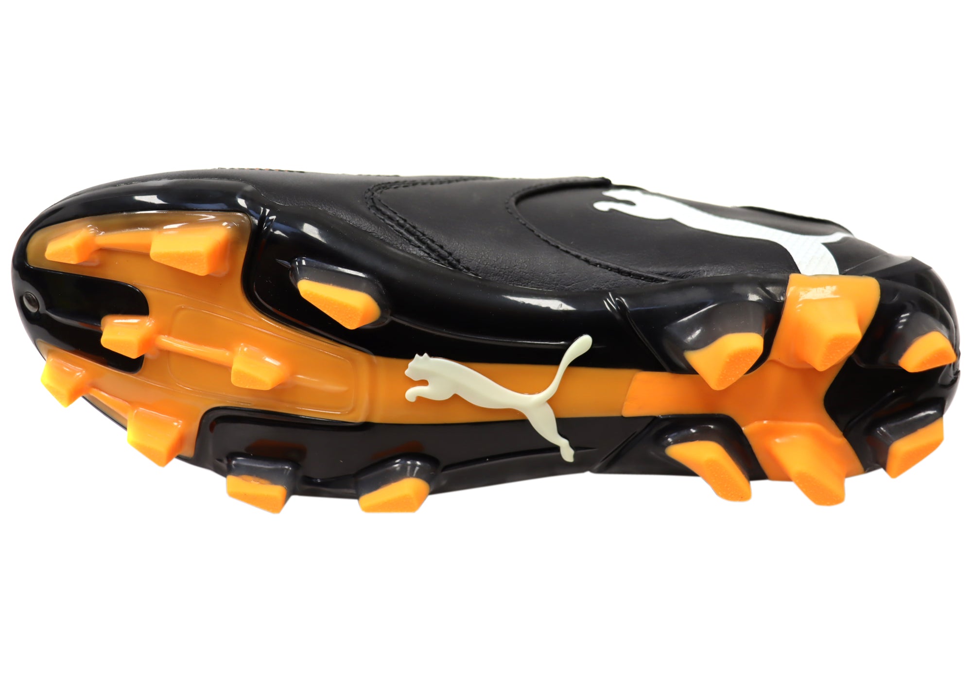 Puma PowerCat 2.10 FG Men's Soccer Cleats - Lightweight Football Shoes with Comfortable Lace-Up Design for Firm Ground - Perfect for Training, Matches & Outdoor Sports