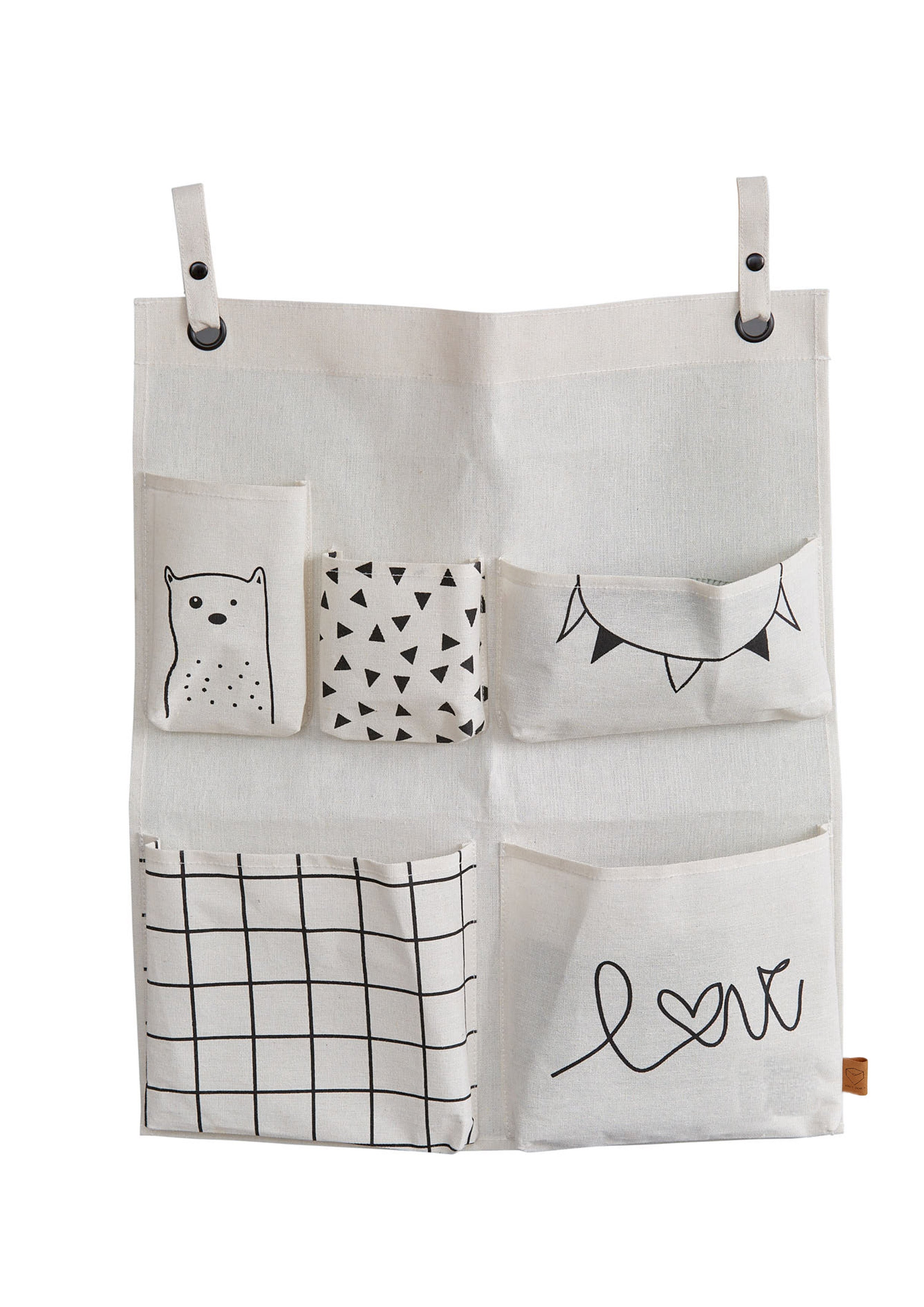 5-Pocket Hanging Organizer for Closet, Bathroom, or Nursery - Space-Saving Storage Solution for Clothes, Toys & Essentials