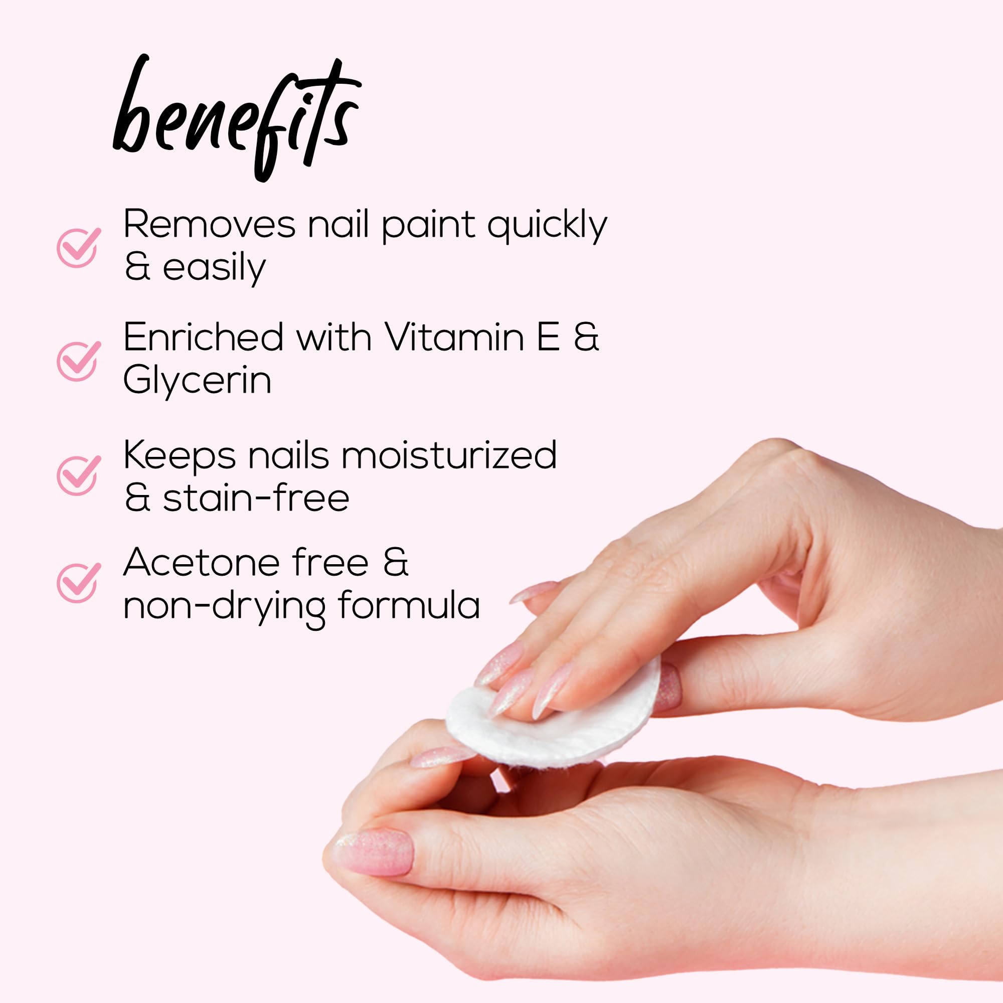 RENEE Nail Polish Remover 30ml - Acetone Free, Moisturizing with Vitamin E & Glycerin - Gentle & Effective for All Nail Types - Nourishes & Prevents Stains - Perfect for Home Manicures, Salon Use & Travel